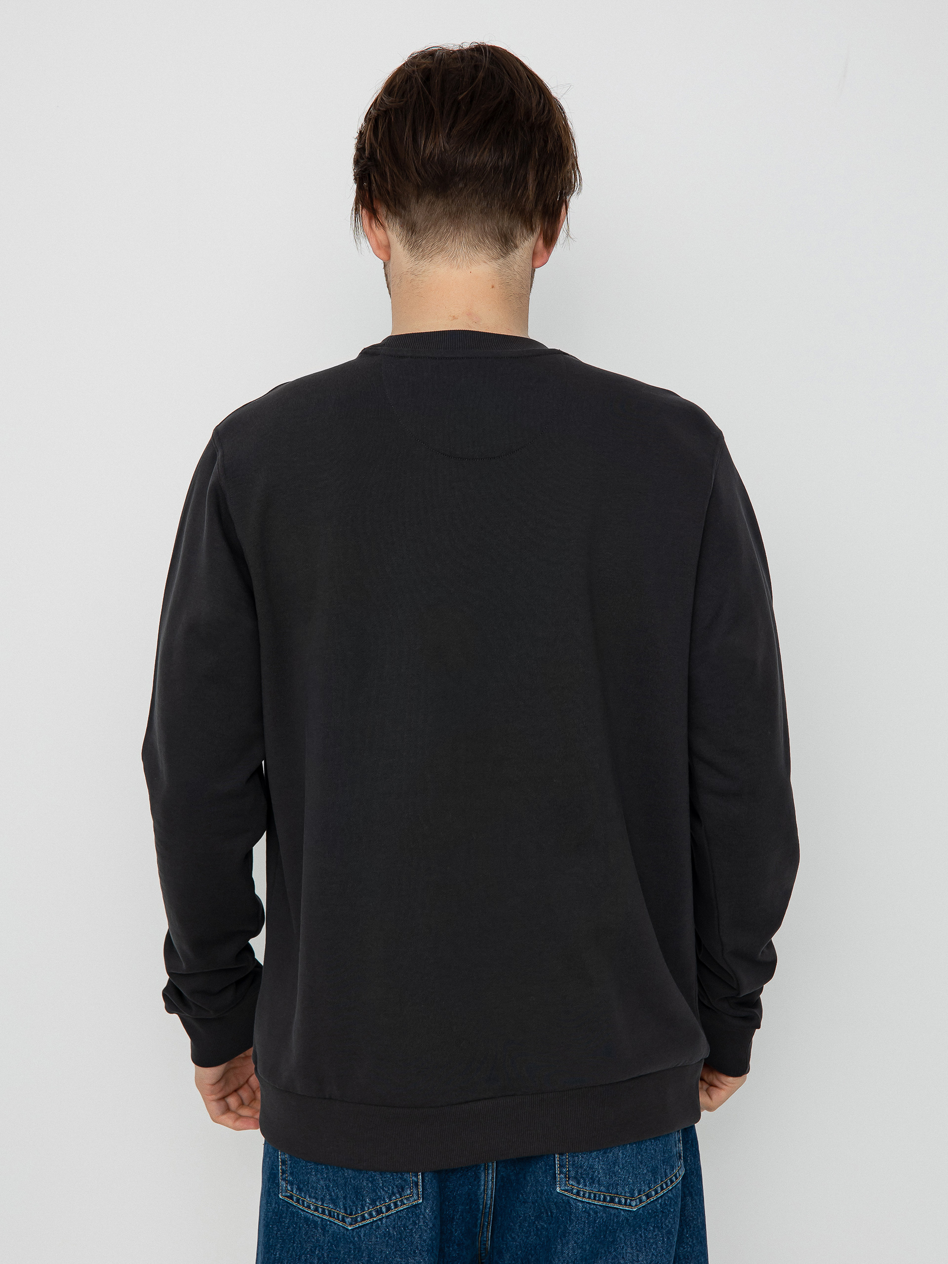 Patagonia Regenerative Organic Certified Cotton Crewneck Pulóver (ink black)