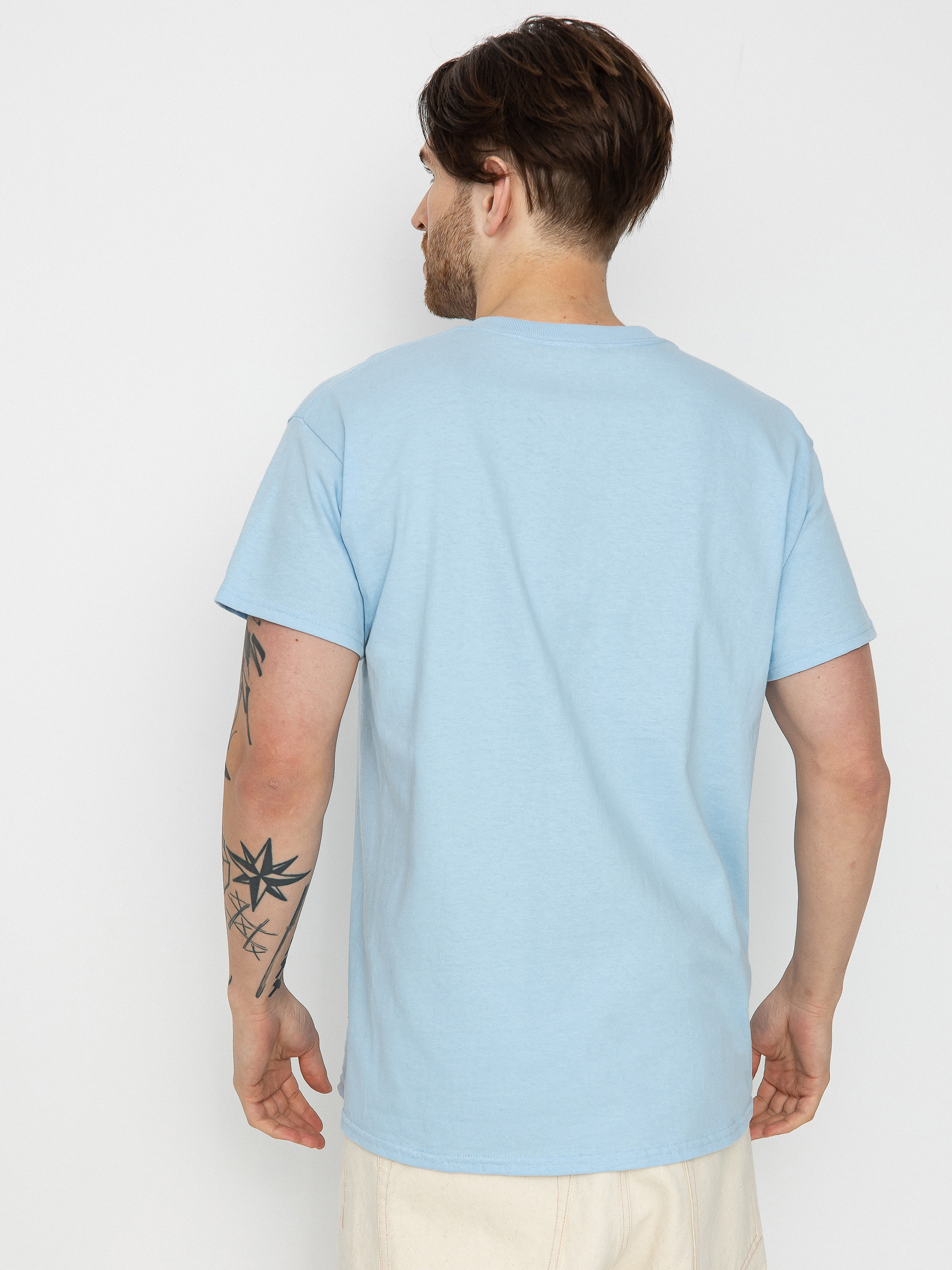 Antihero Lil Pigeon póló (light blue w/multi color print)