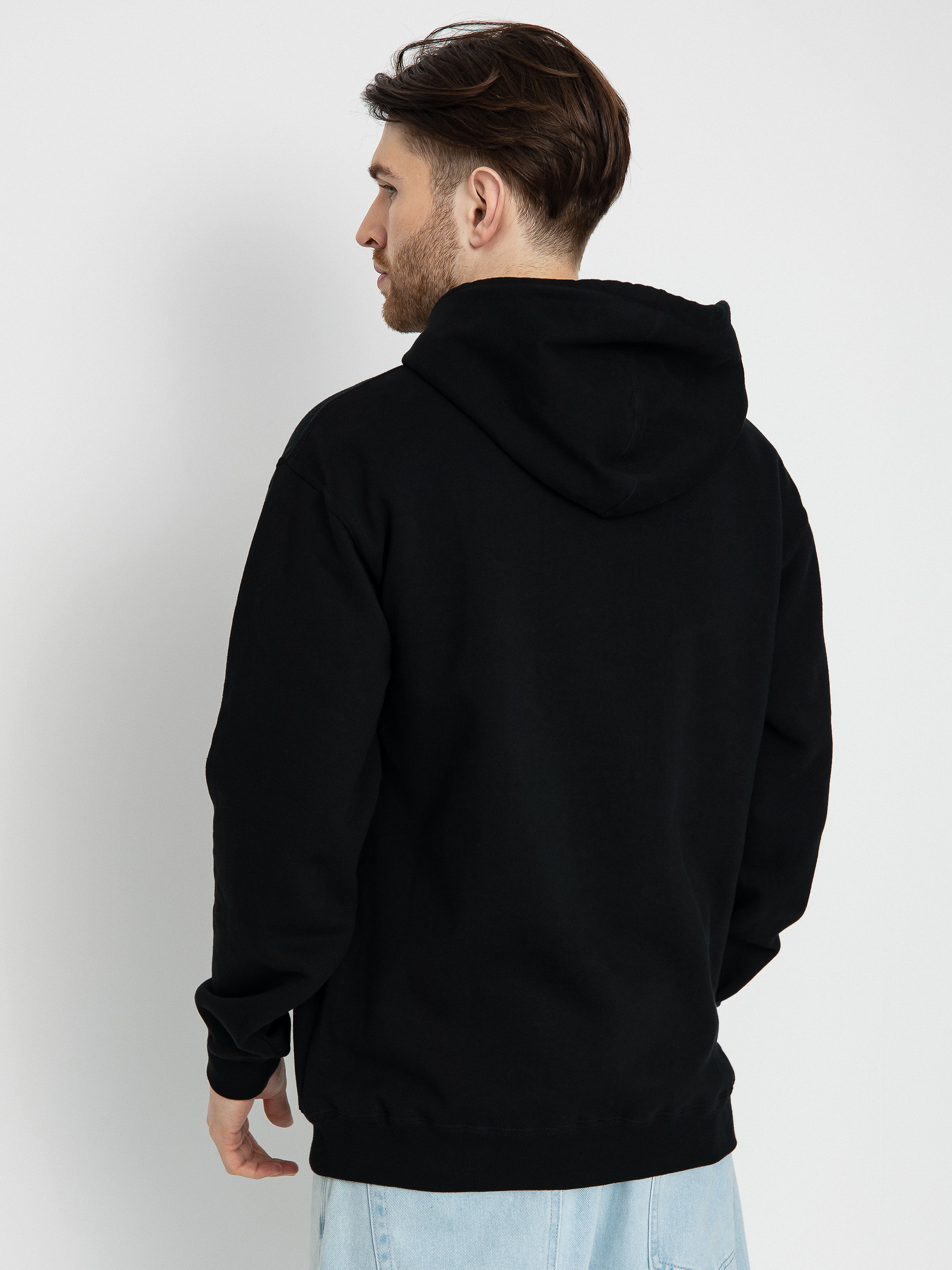 Spitfire Bighead Fill HD Kapucnis pulóver (black w/gold & red print)