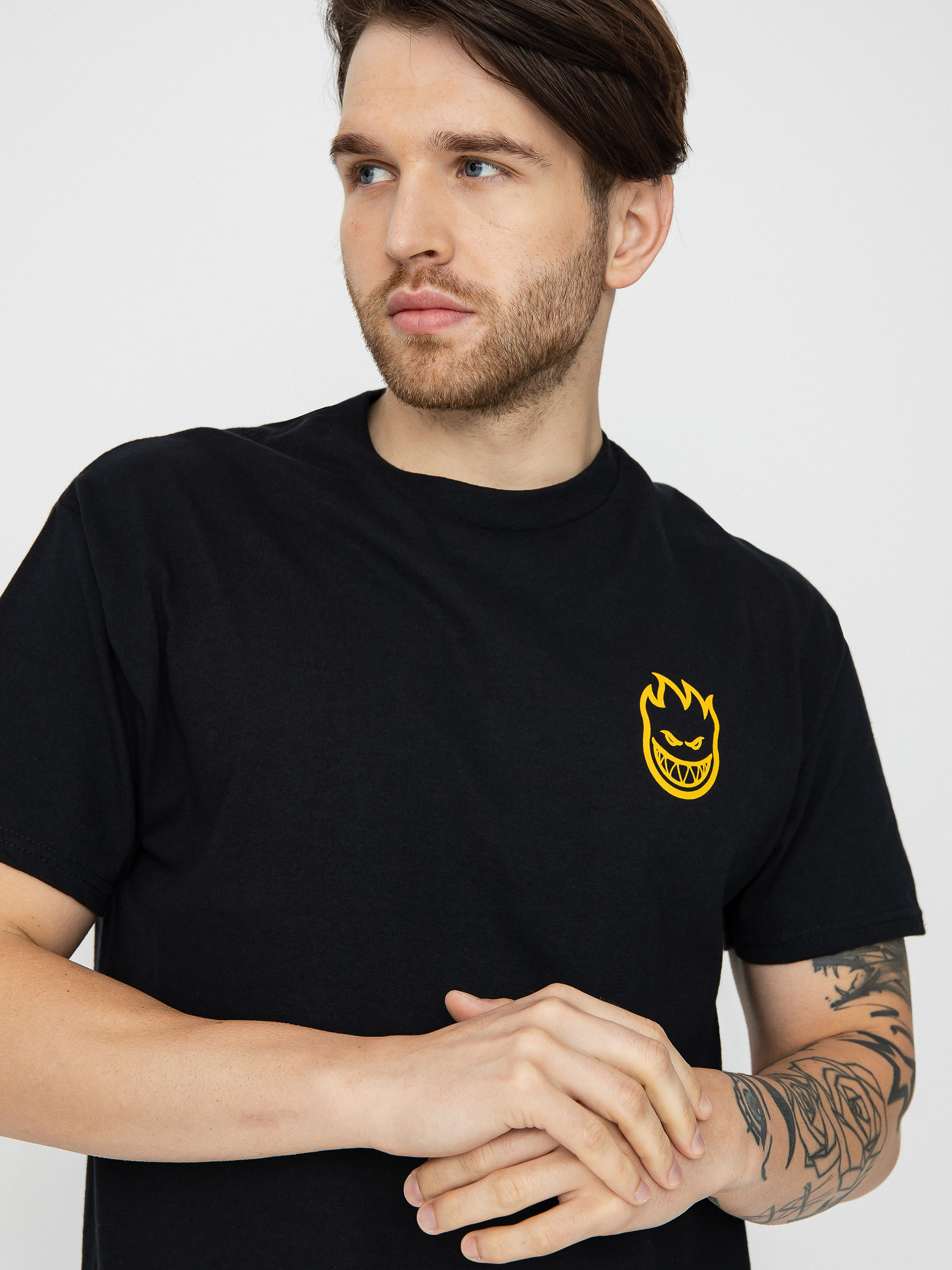 Spitfire Lil Bighead póló (black w/gold print)