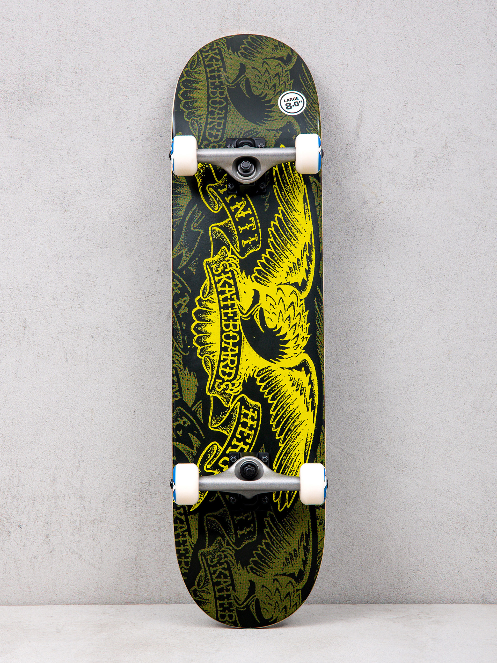 Antihero Repeater Eagle Komplett gördeszka (black/neon green)