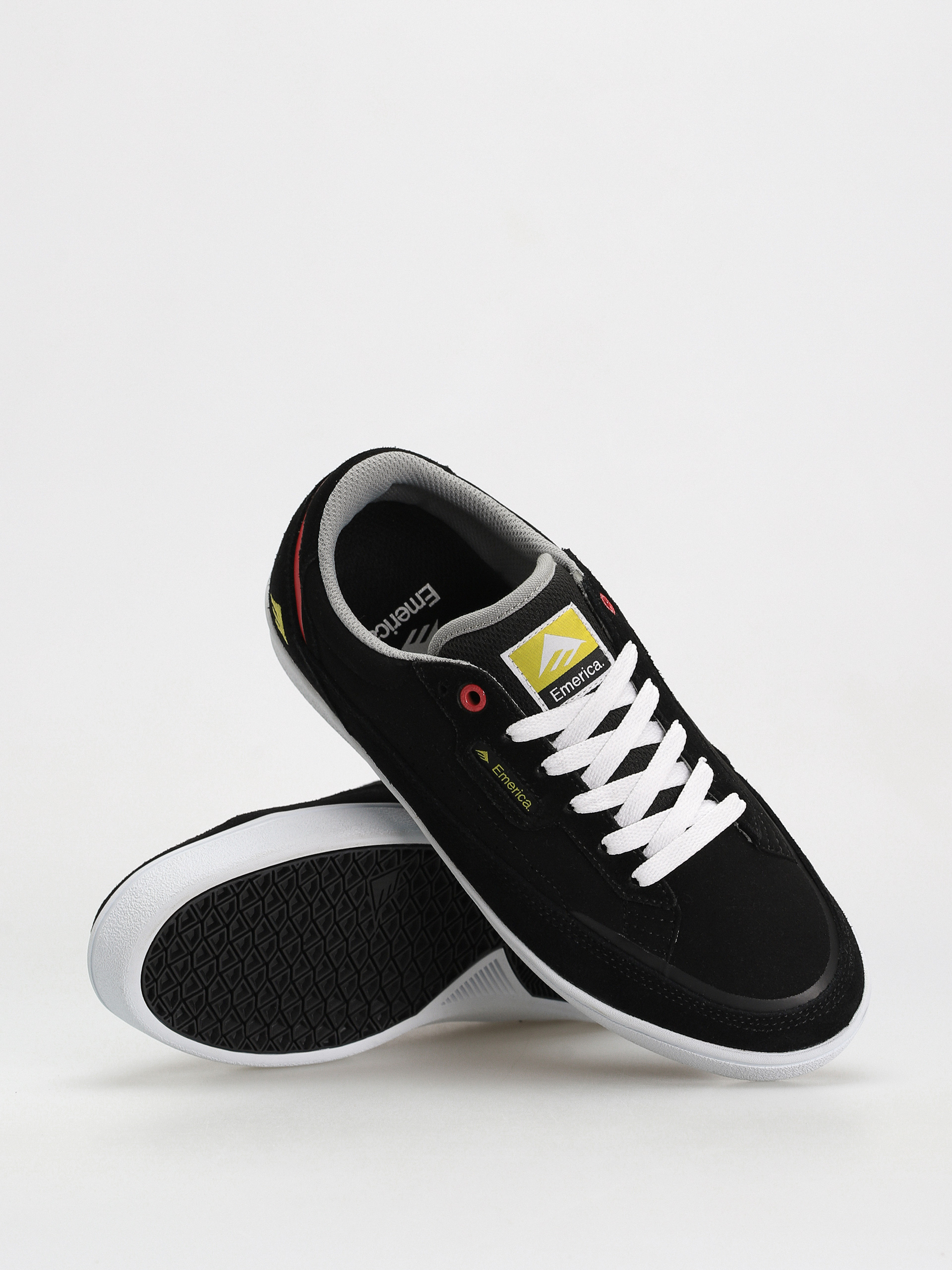 Emerica Gamma Cipők (black/white/red)