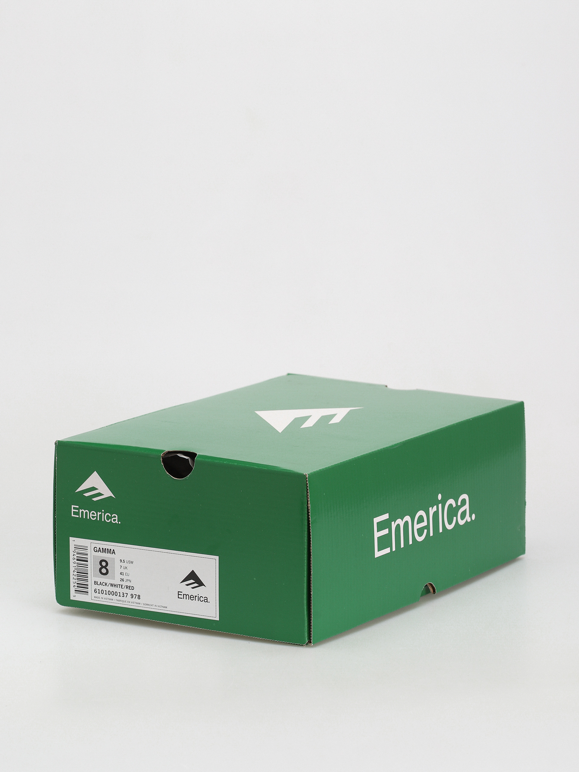 Emerica Gamma Cipők (black/white/red)