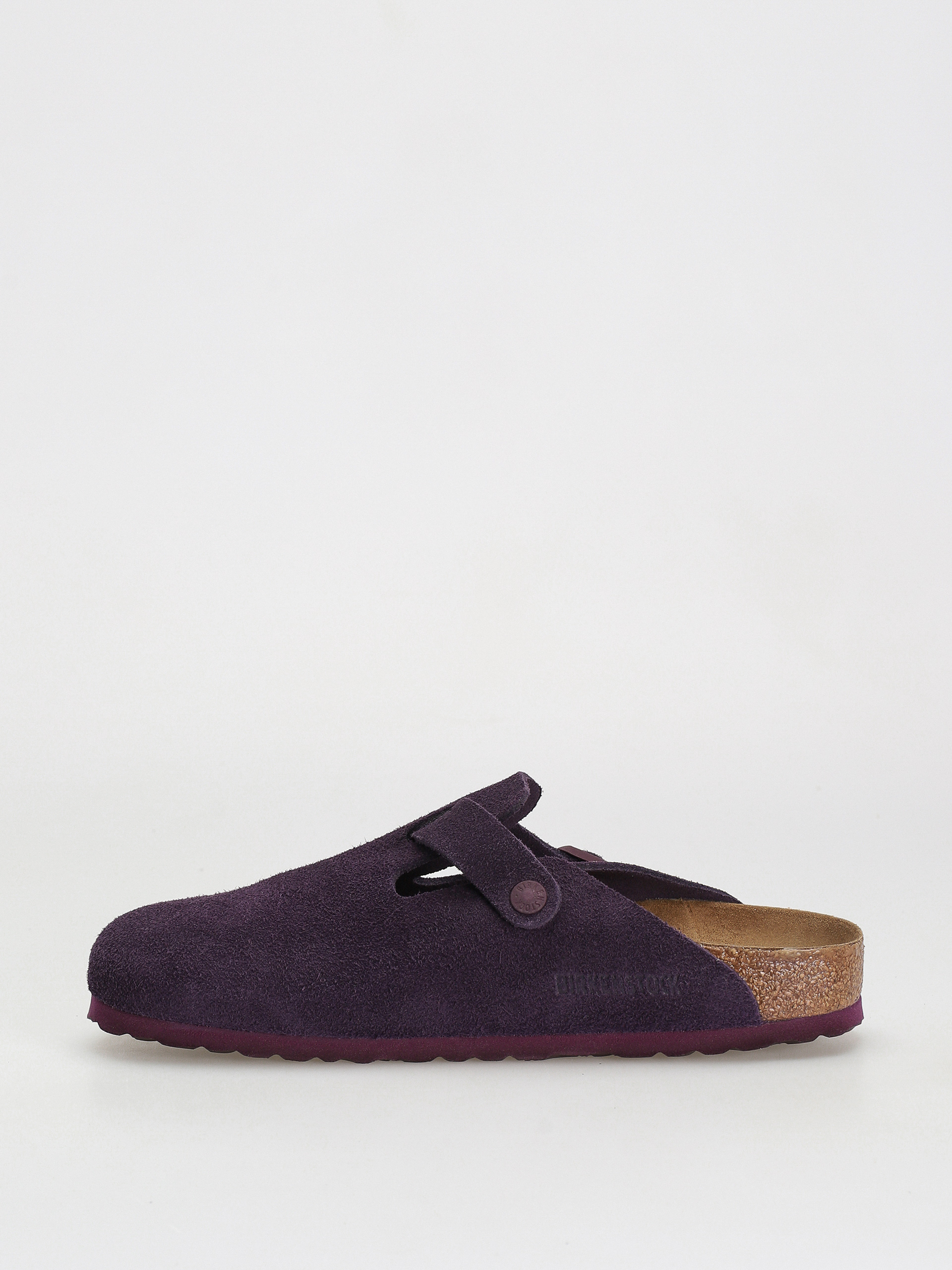 Birkenstock Boston Suede Leather Narrow Flip-flop papucsok Wmn (wine)