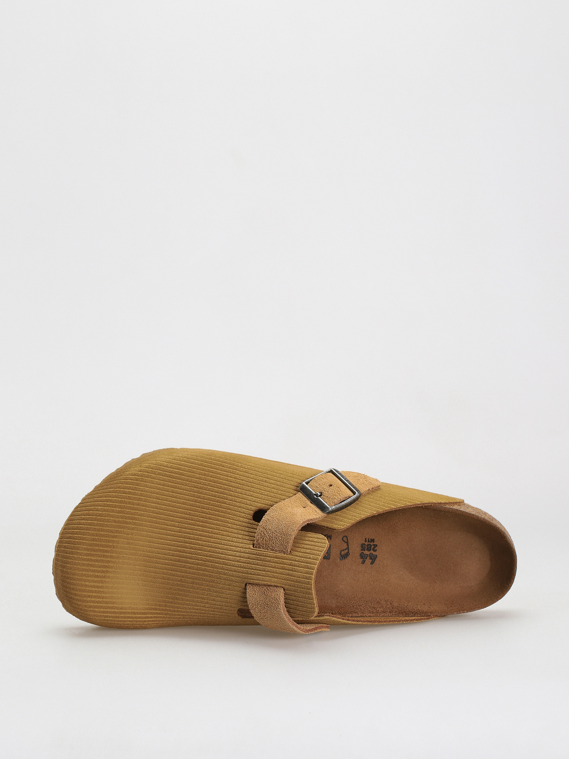 Birkenstock Boston Suede Embossed Regular Flip-flop papucsok (corduroy cork brown)
