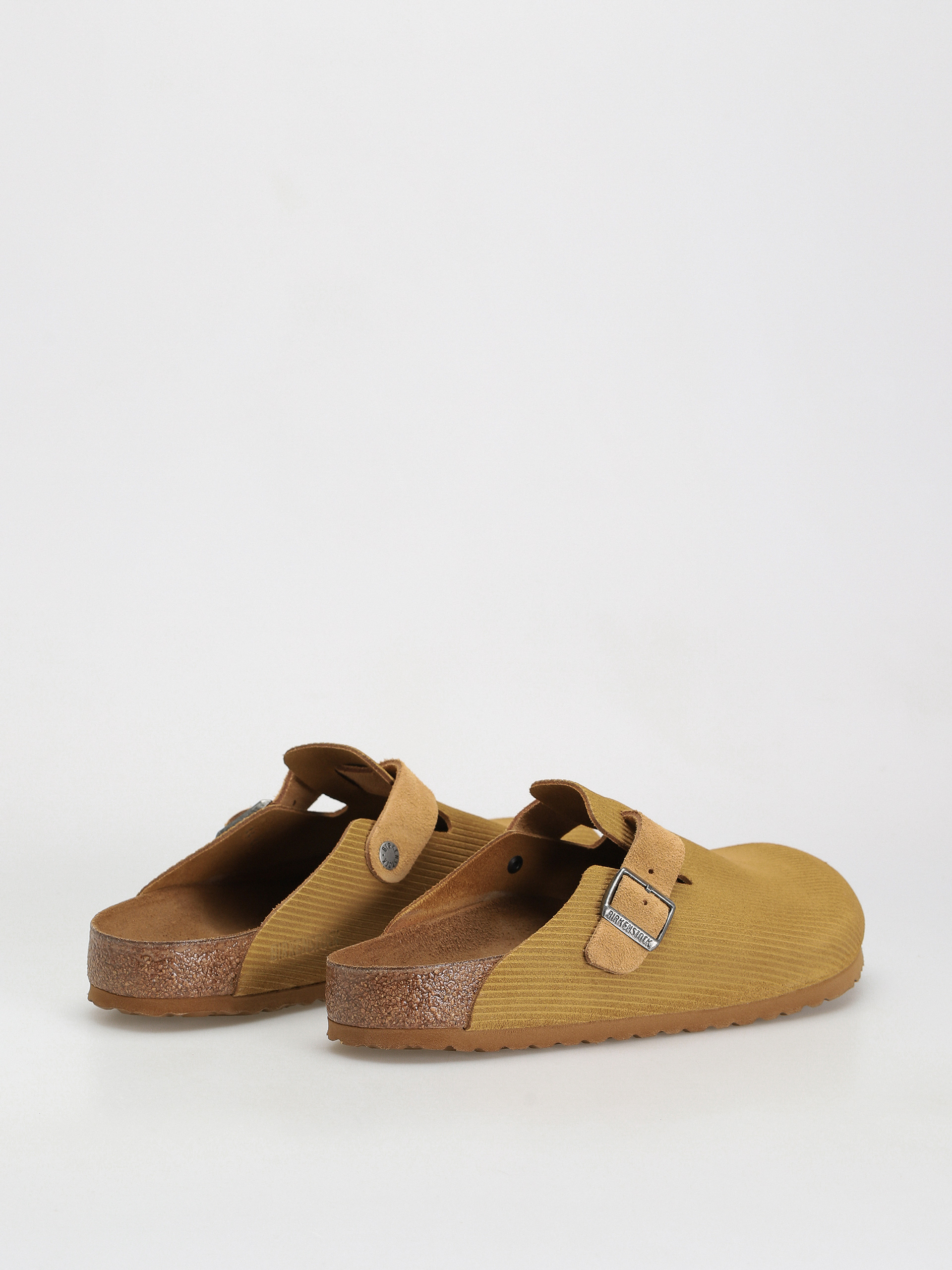 Birkenstock Boston Suede Embossed Regular Flip-flop papucsok (corduroy cork brown)