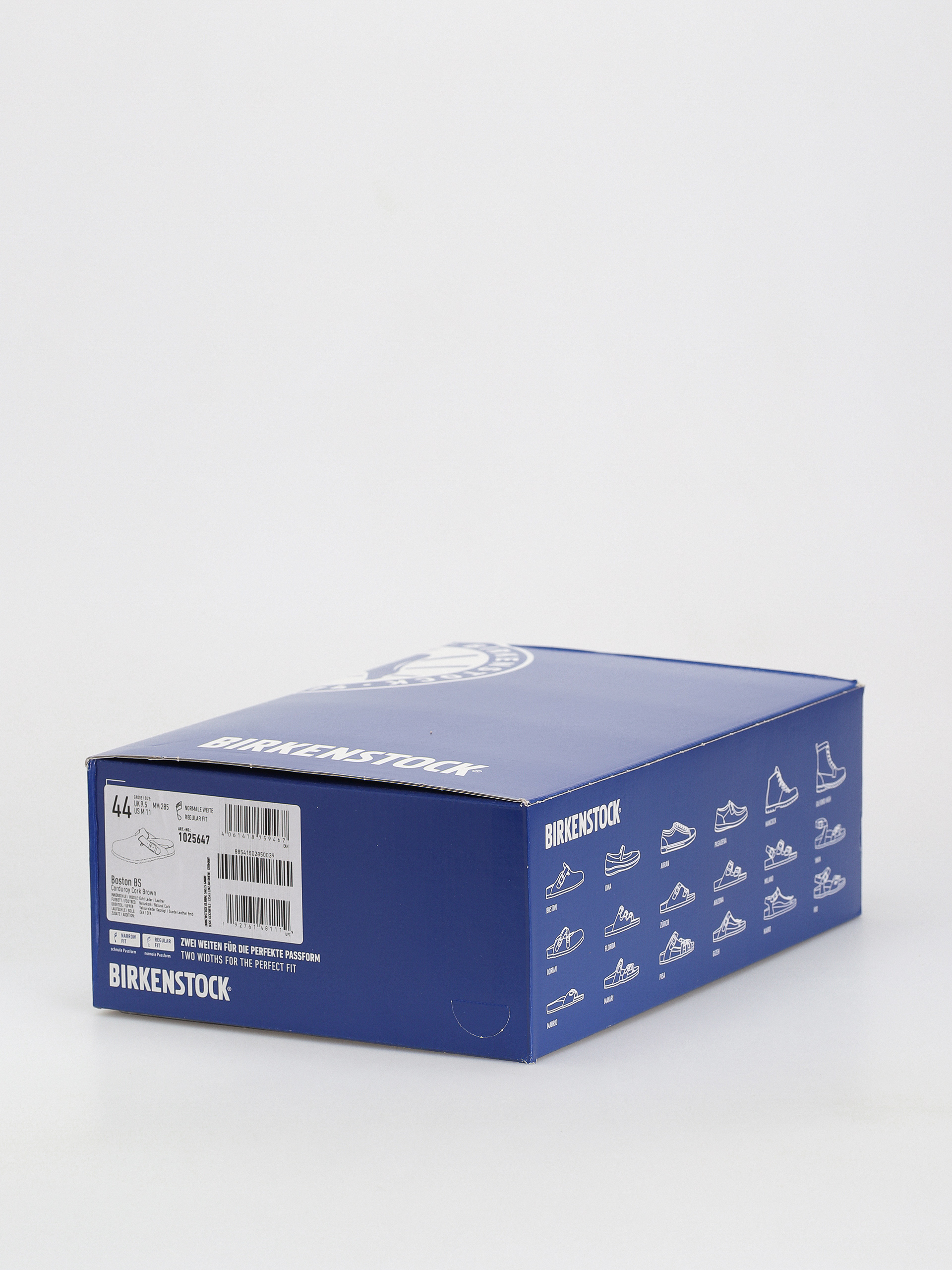 Birkenstock Boston Suede Embossed Regular Flip-flop papucsok (corduroy cork brown)