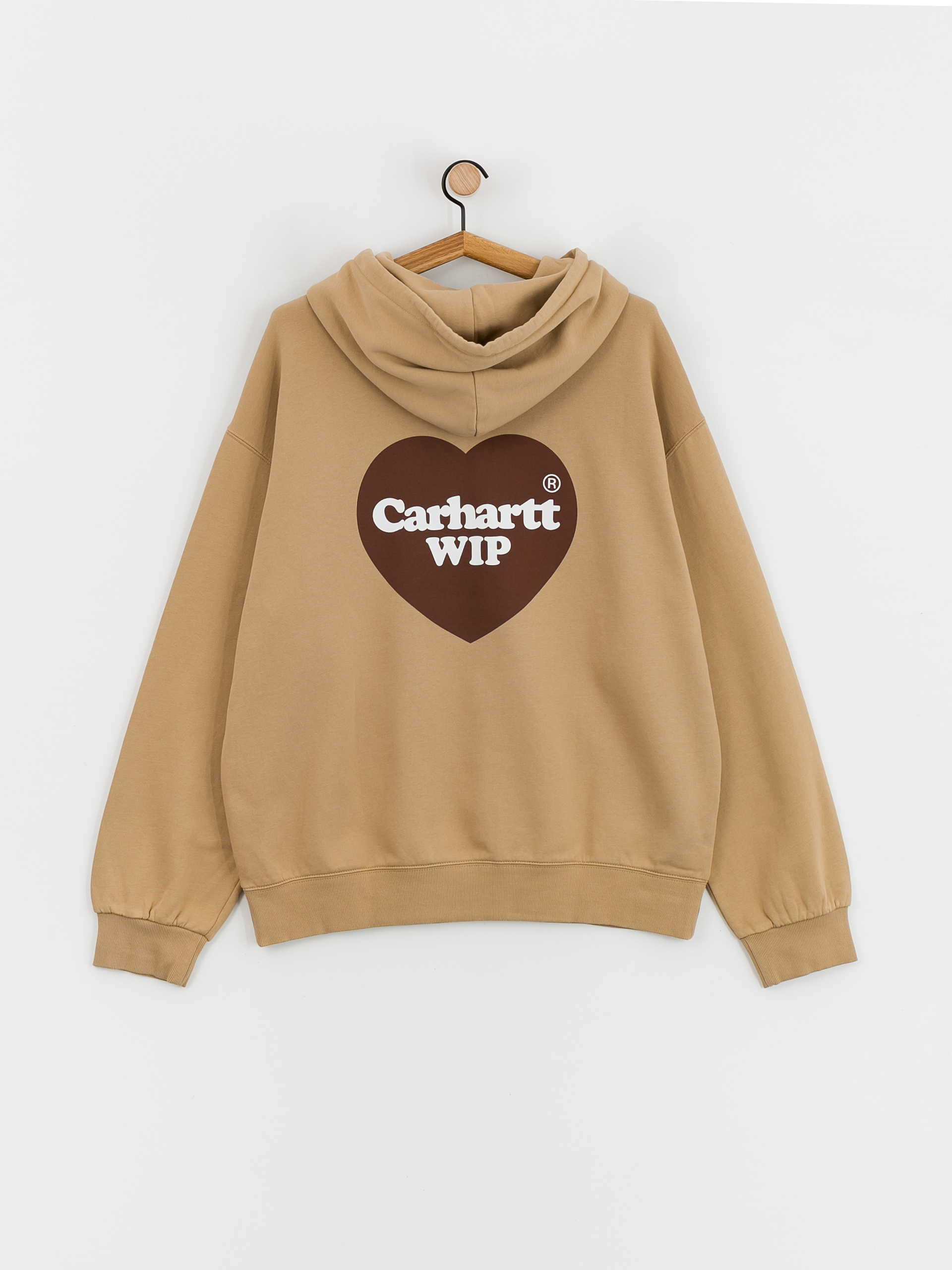 Carhartt WIP Heart HD Kapucnis pulóver (dusty h brown)