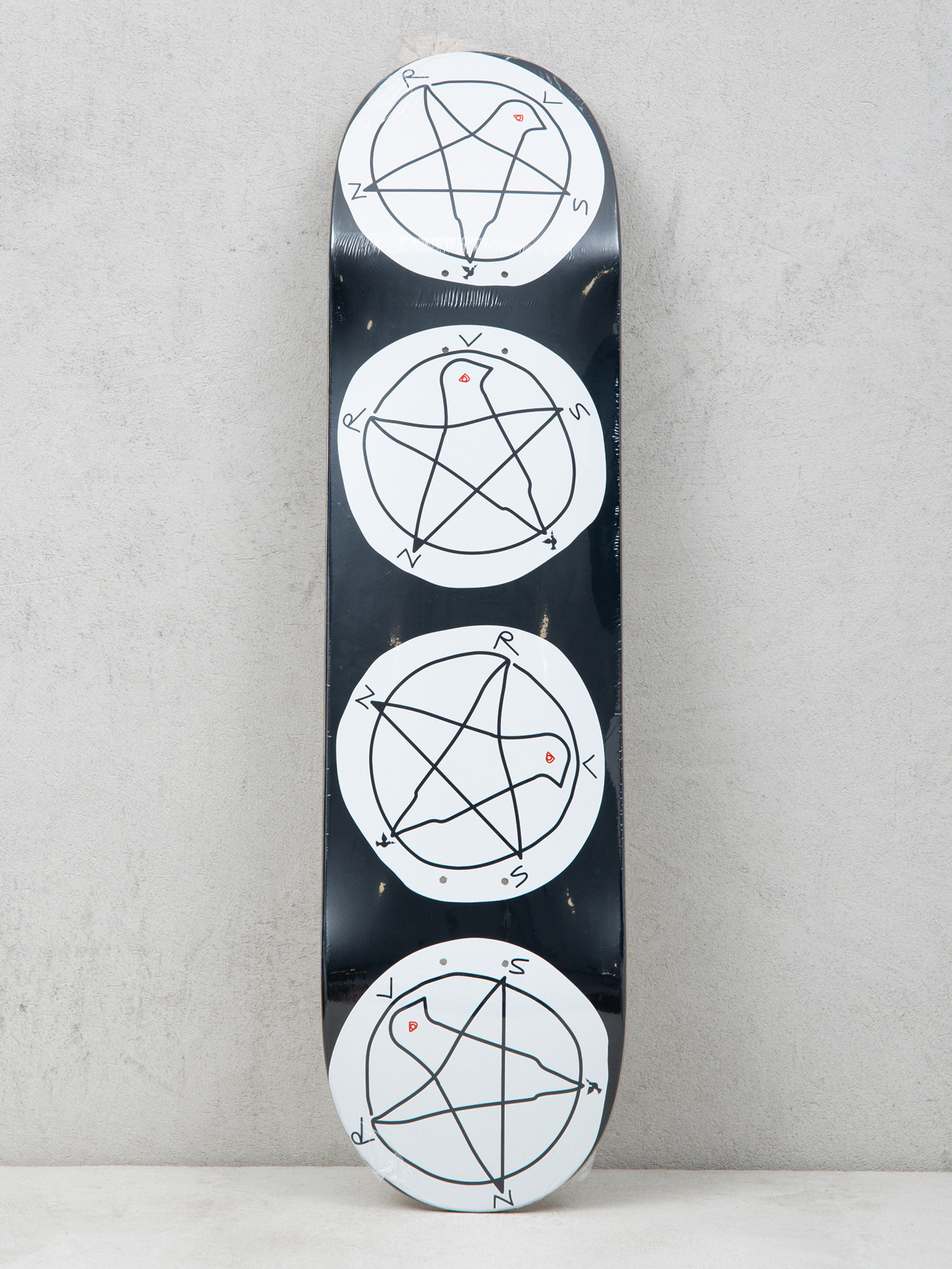 Nervous Superstar Gördeszka lap (black/white)