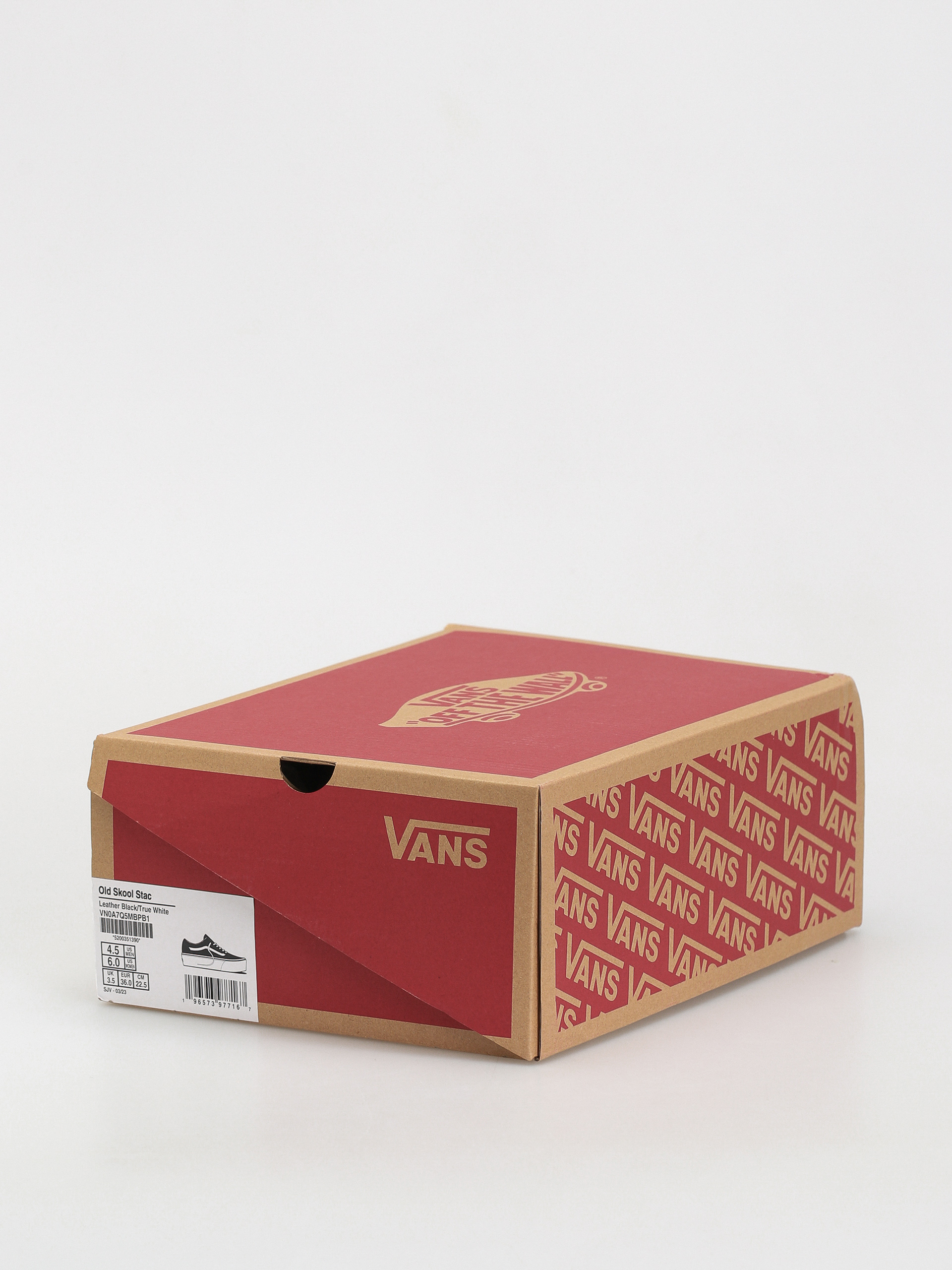 Vans Old Skool Stackform Cipők (leather black/true white)