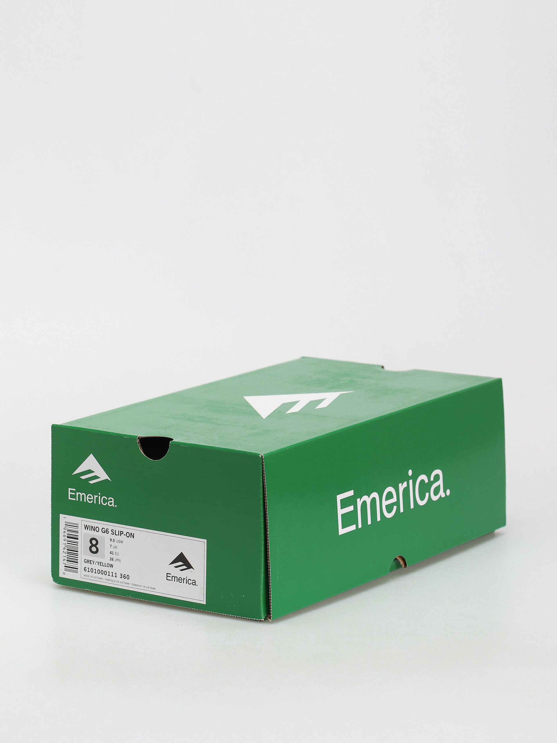 Emerica Wino G6 Slip On Cipők (grey/yellow)