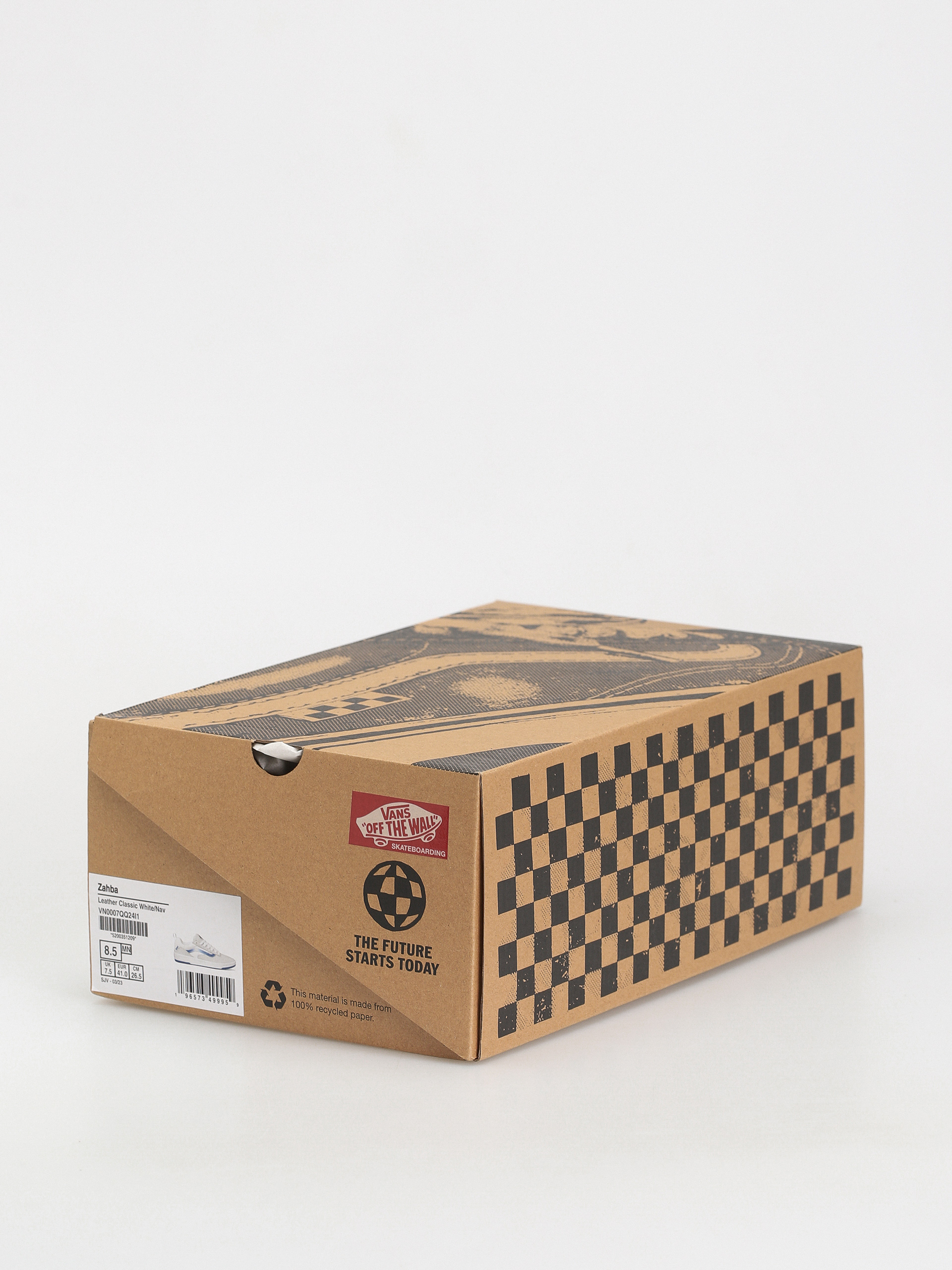 Vans Zahba Cipők (leather classic white/navy)