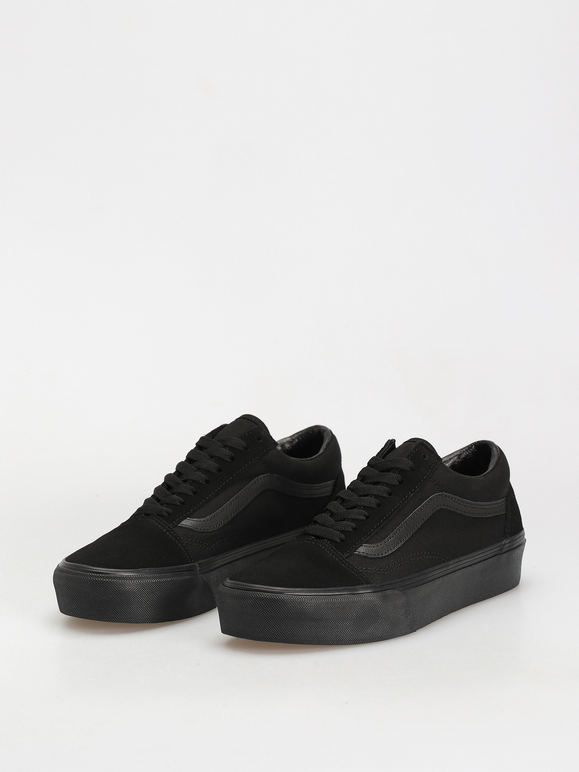 Vans Old Skool Platform Cipők (black/black)