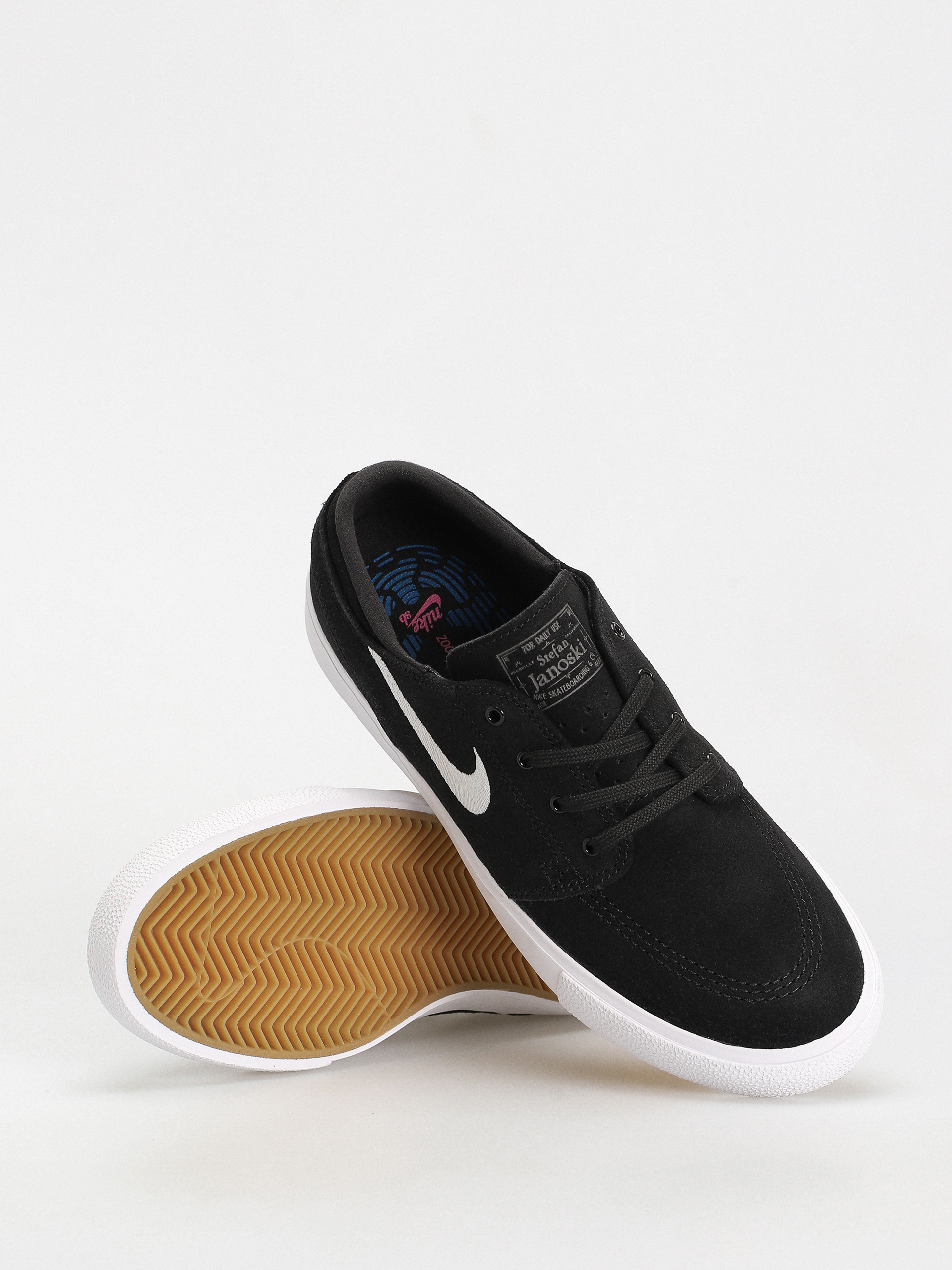 Nike SB Sb Zoom Janoski Rm Cipők (black/white thunder grey gum light brown)