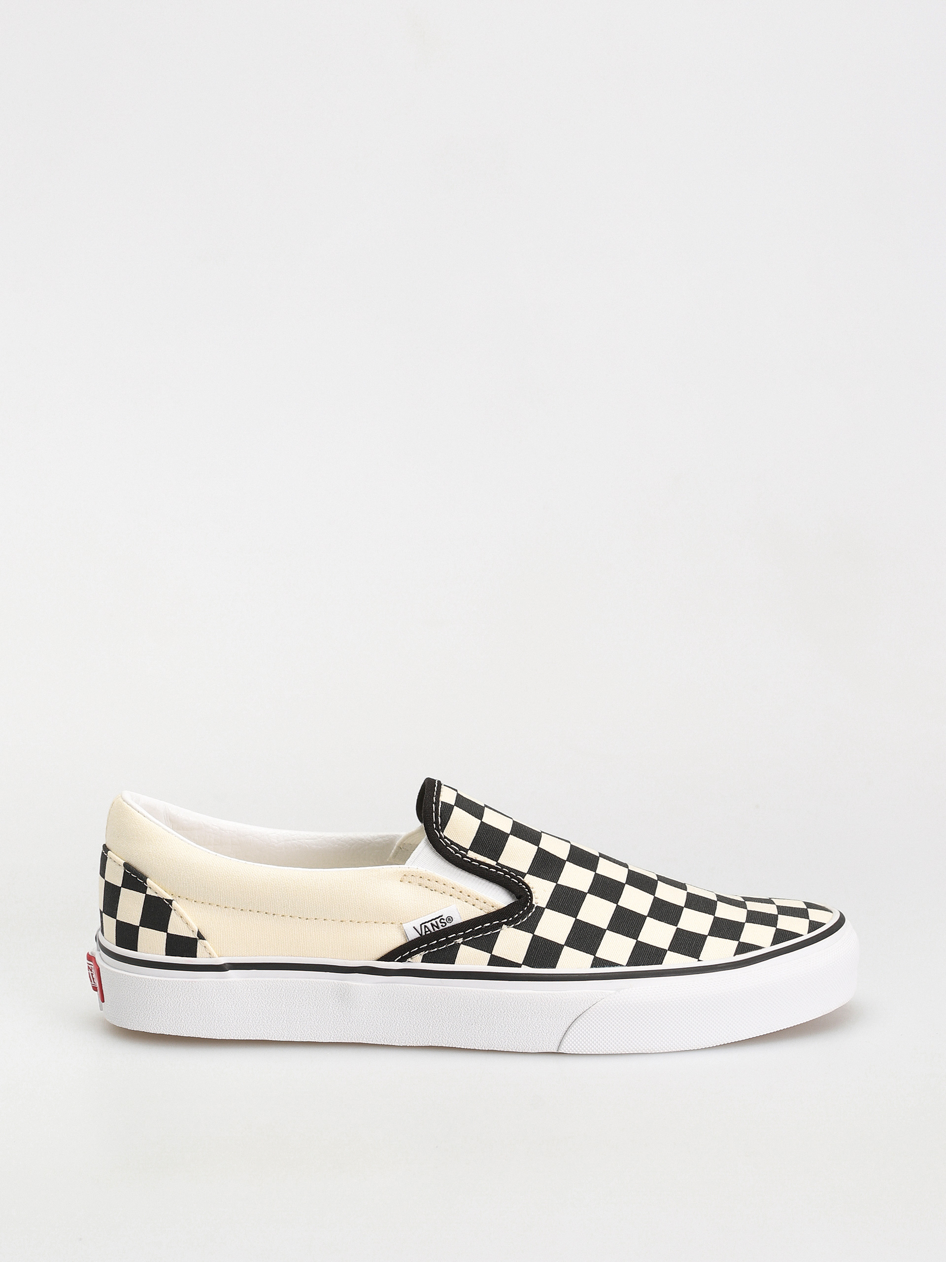 Vans Classic Slip On Cipu0151k (blk&whtchckerboard/wht)