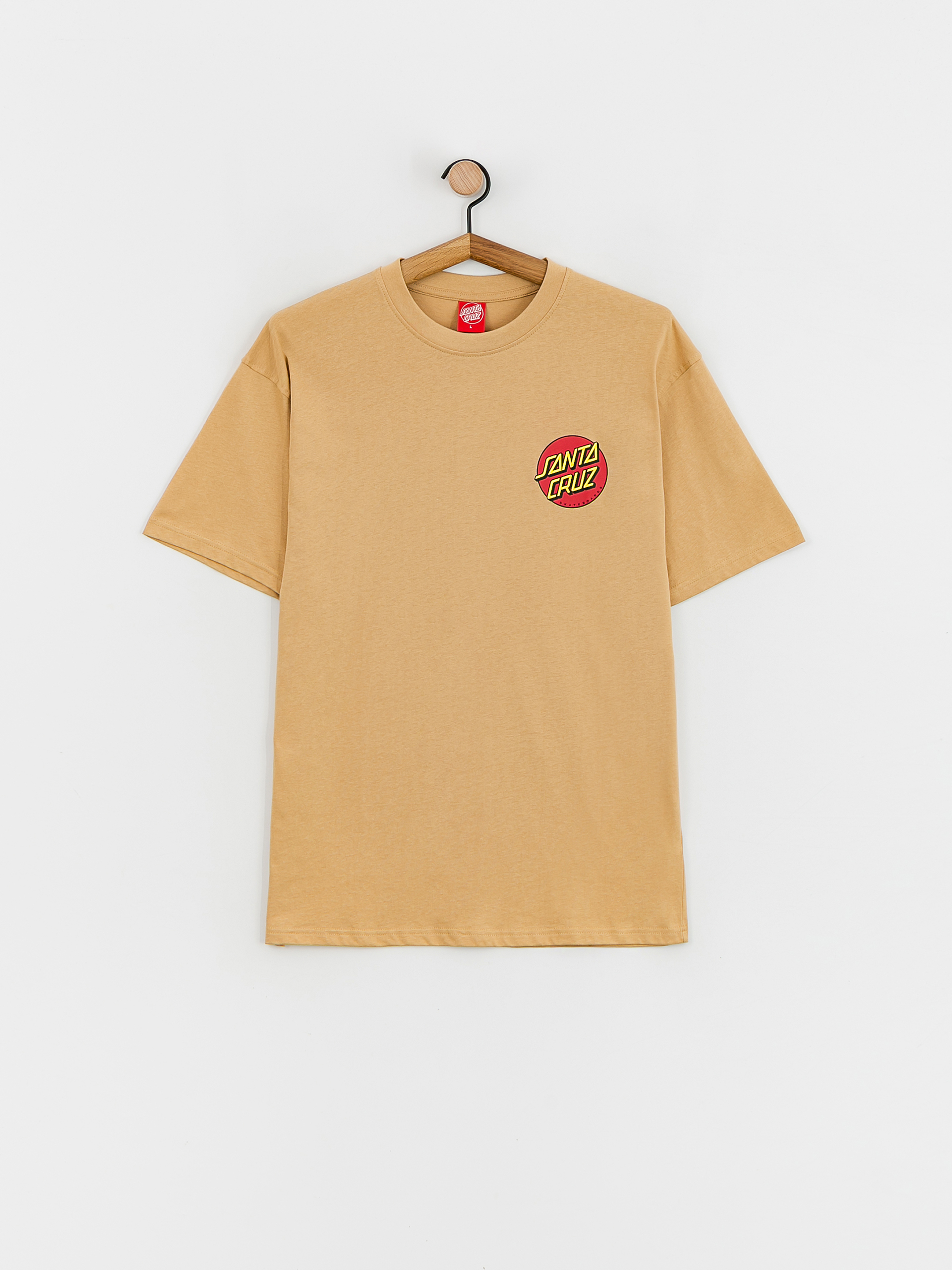 Santa Cruz Classic Dot Chest póló (parchment)