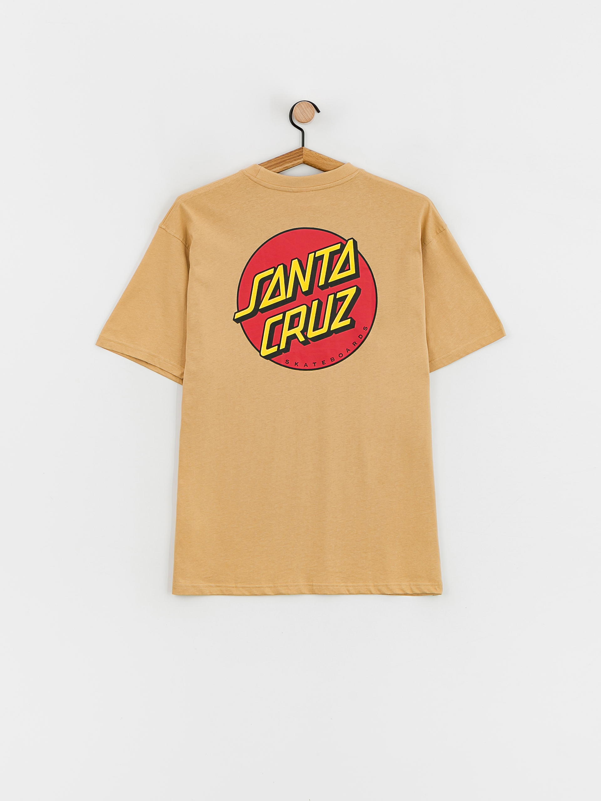 Santa Cruz Classic Dot Chest póló (parchment)