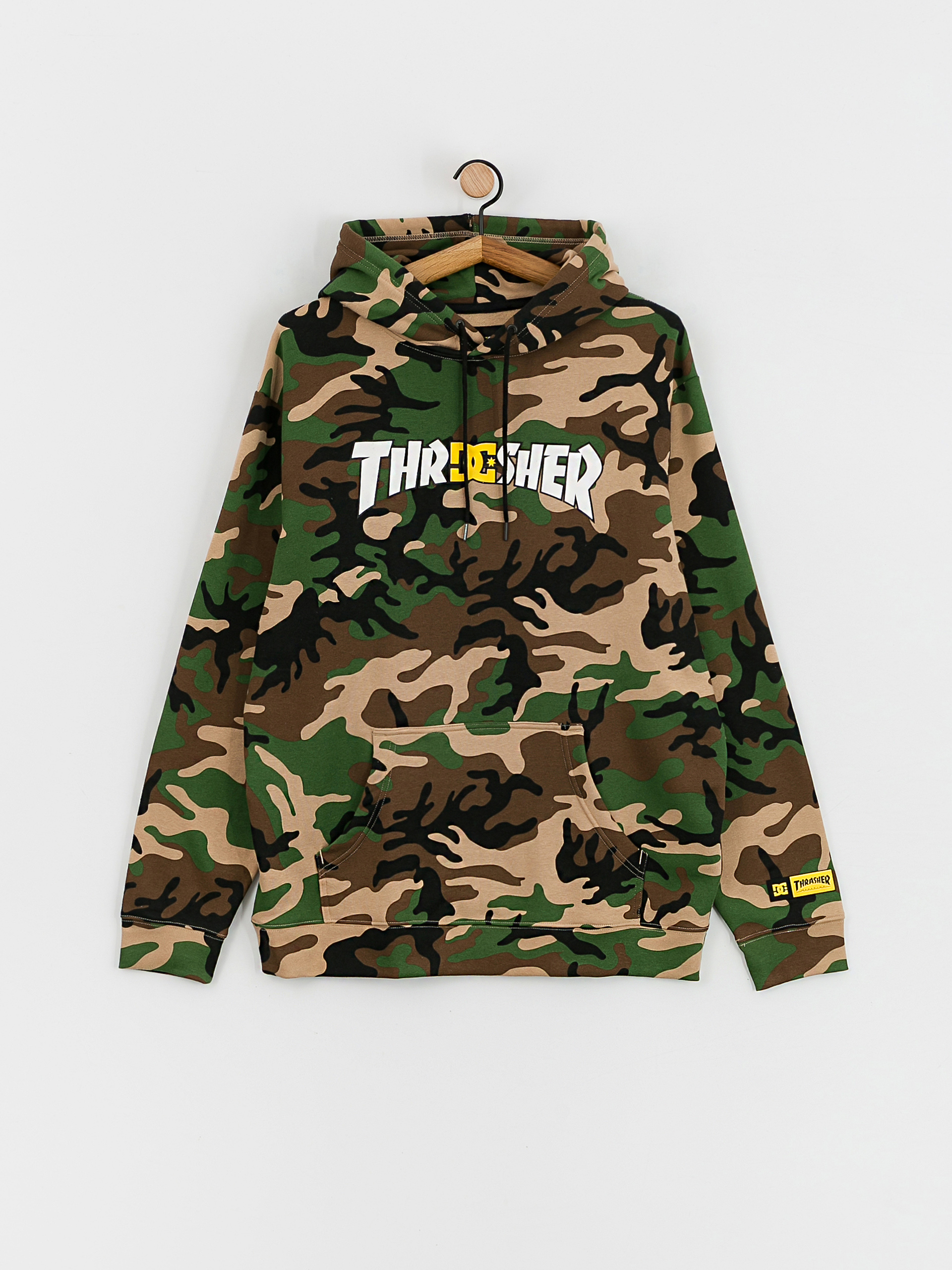 DC X Thrasher Kapucnis pulóver (army camo)