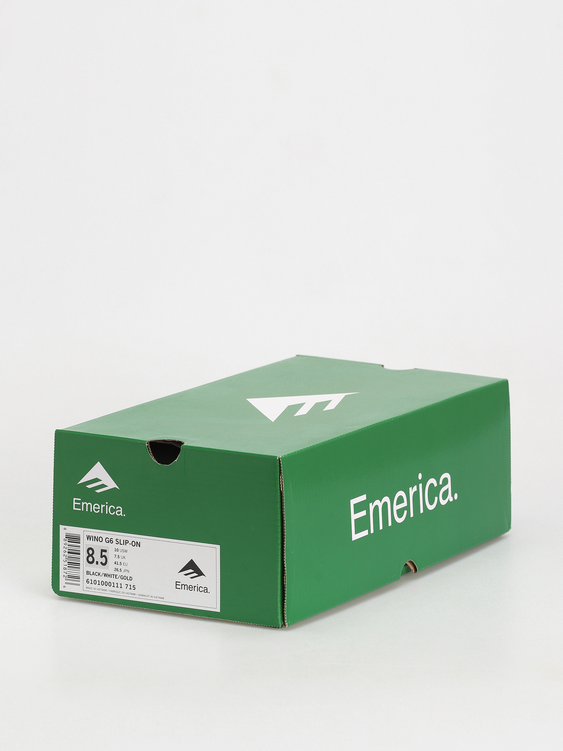 Emerica Wino G6 Slip On Cipők (black/white/gold)