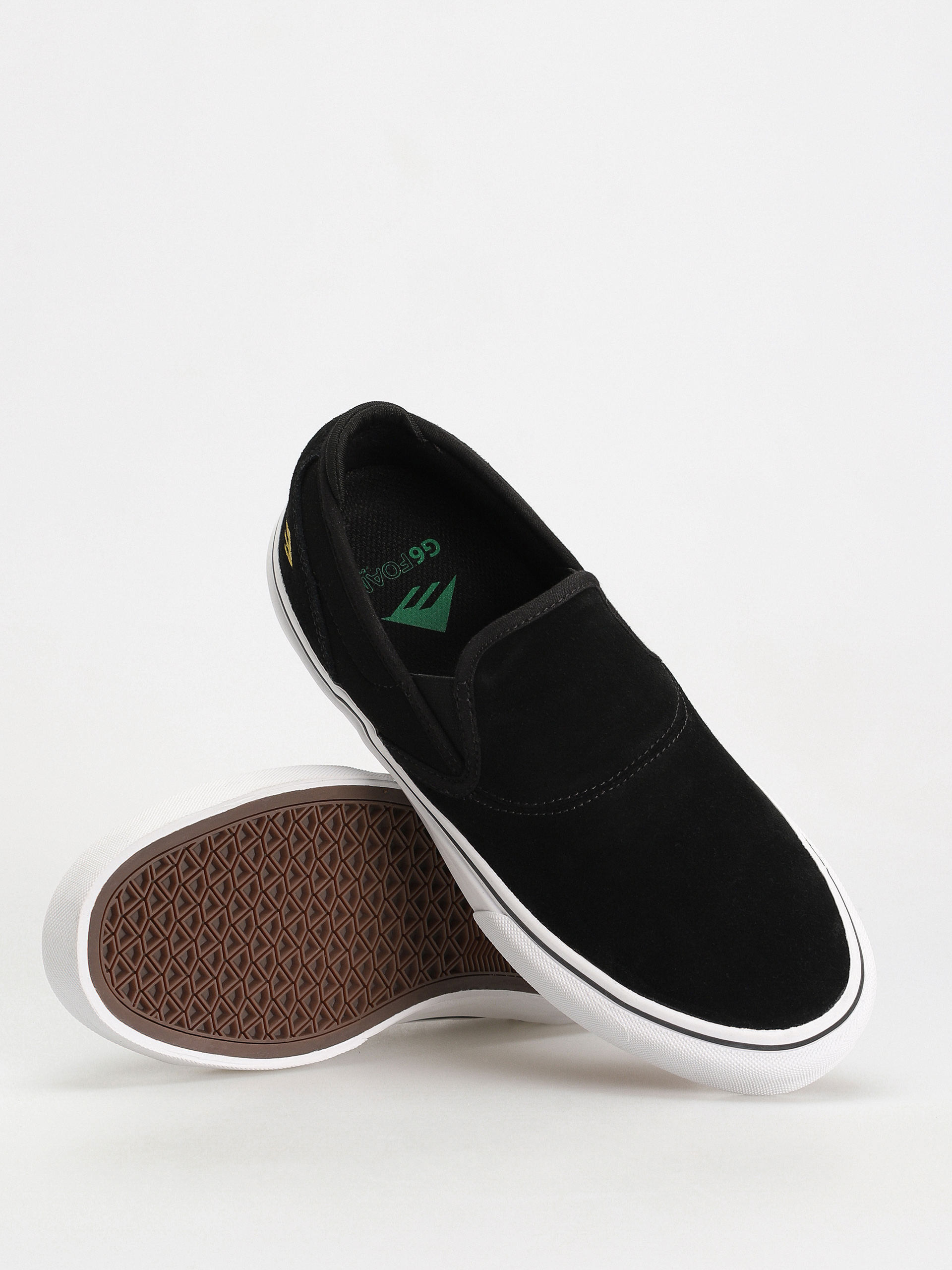 Emerica Wino G6 Slip On Cipők (black/white/gold)
