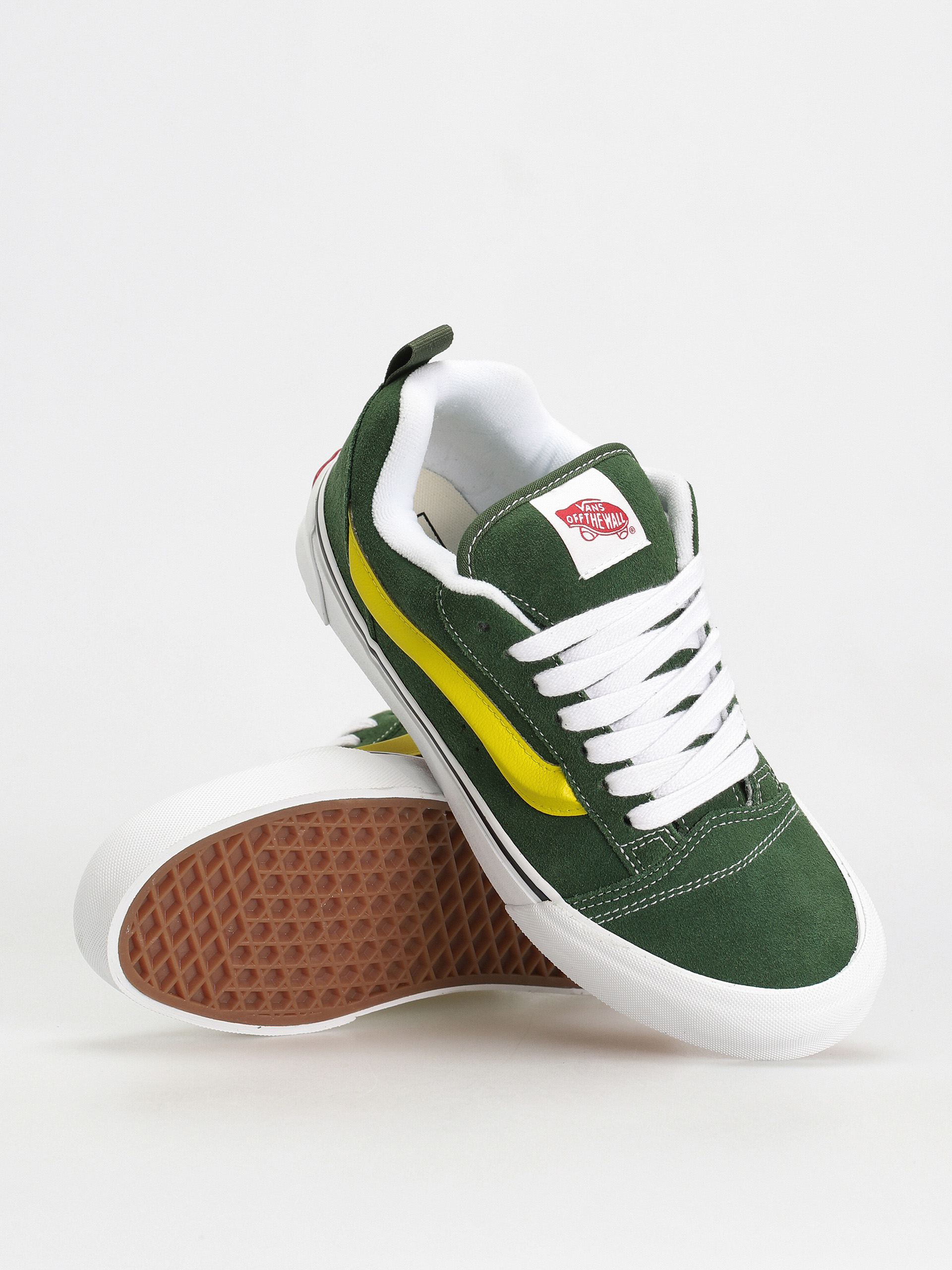 Vans Knu Skool Cipők (green/true white)