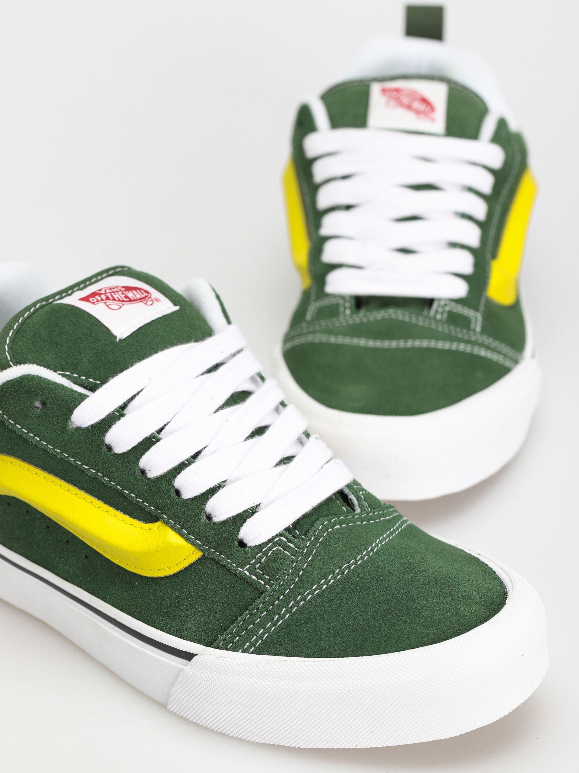 Vans Knu Skool Cipők (green/true white)