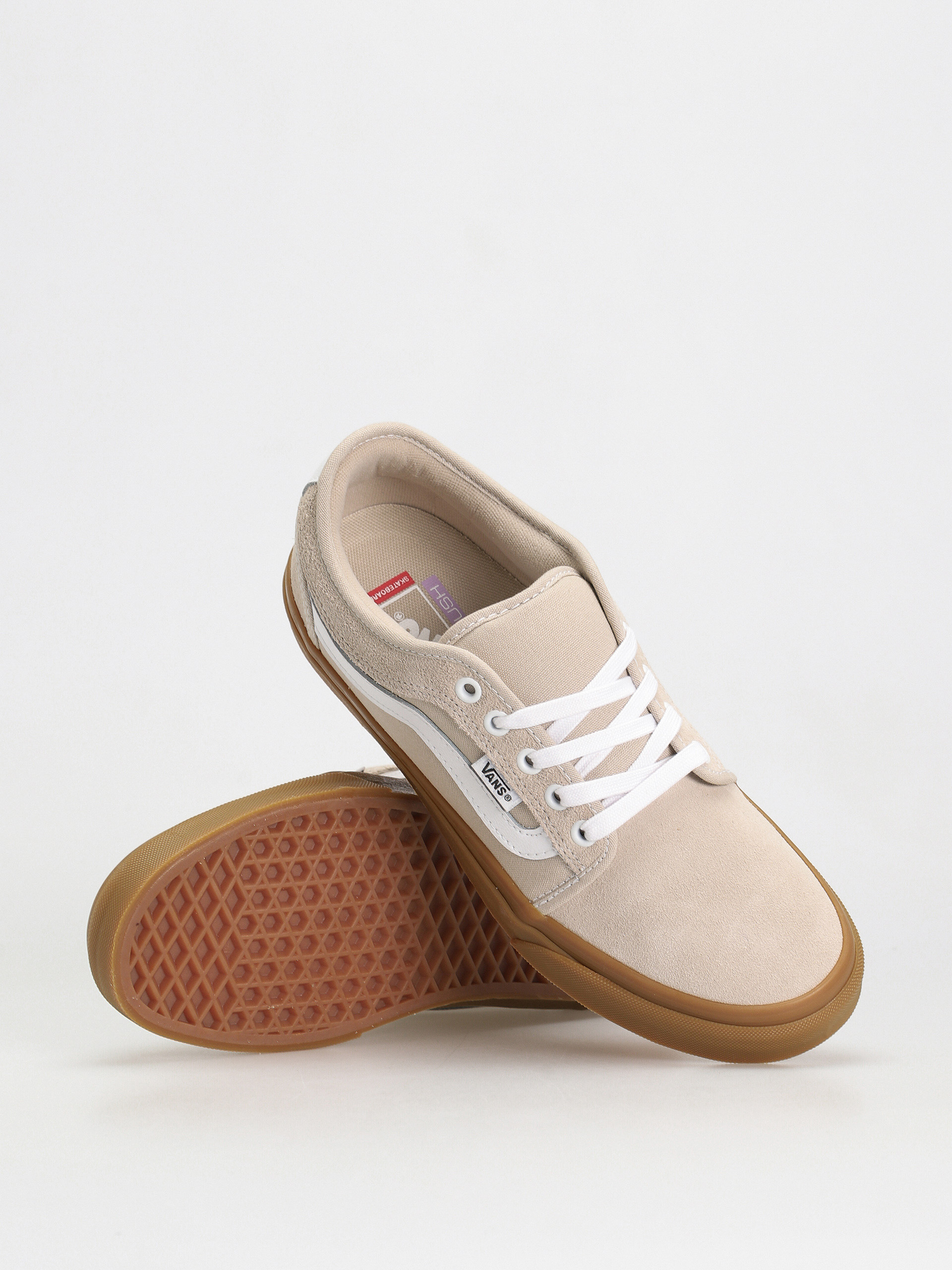 Vans Chukka Low Sidestripe Cipők (french oak)