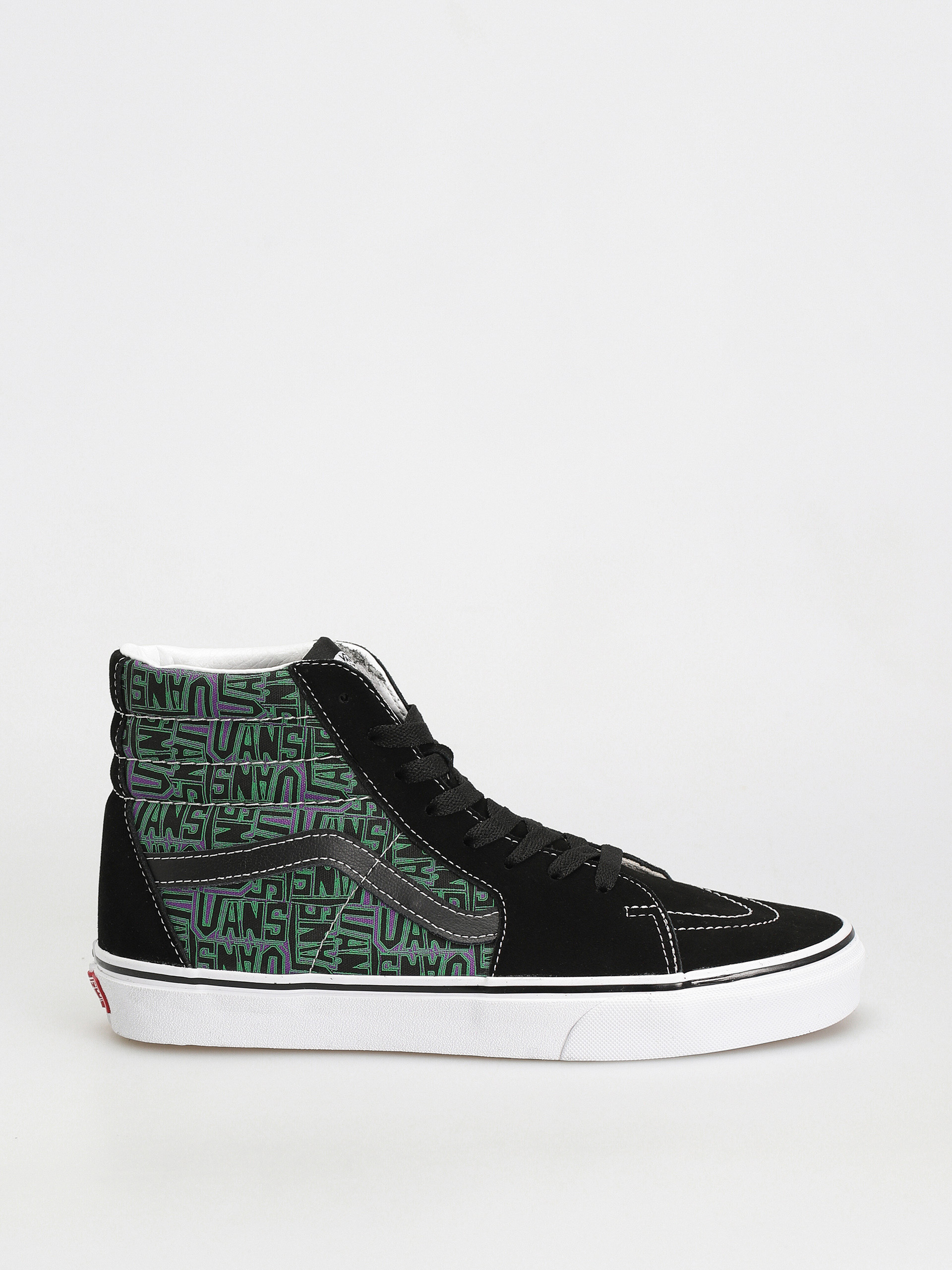 Vans Sk8 Hi Cipők (black/purple)