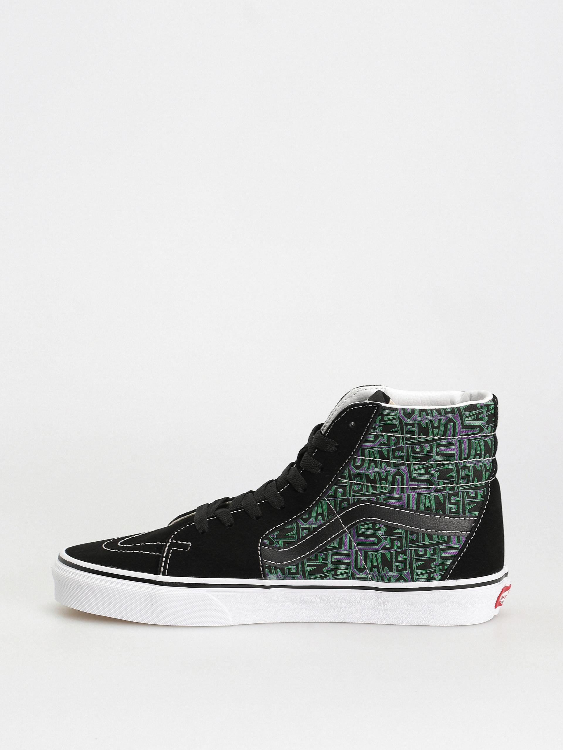 Vans Sk8 Hi Cipők (black/purple)