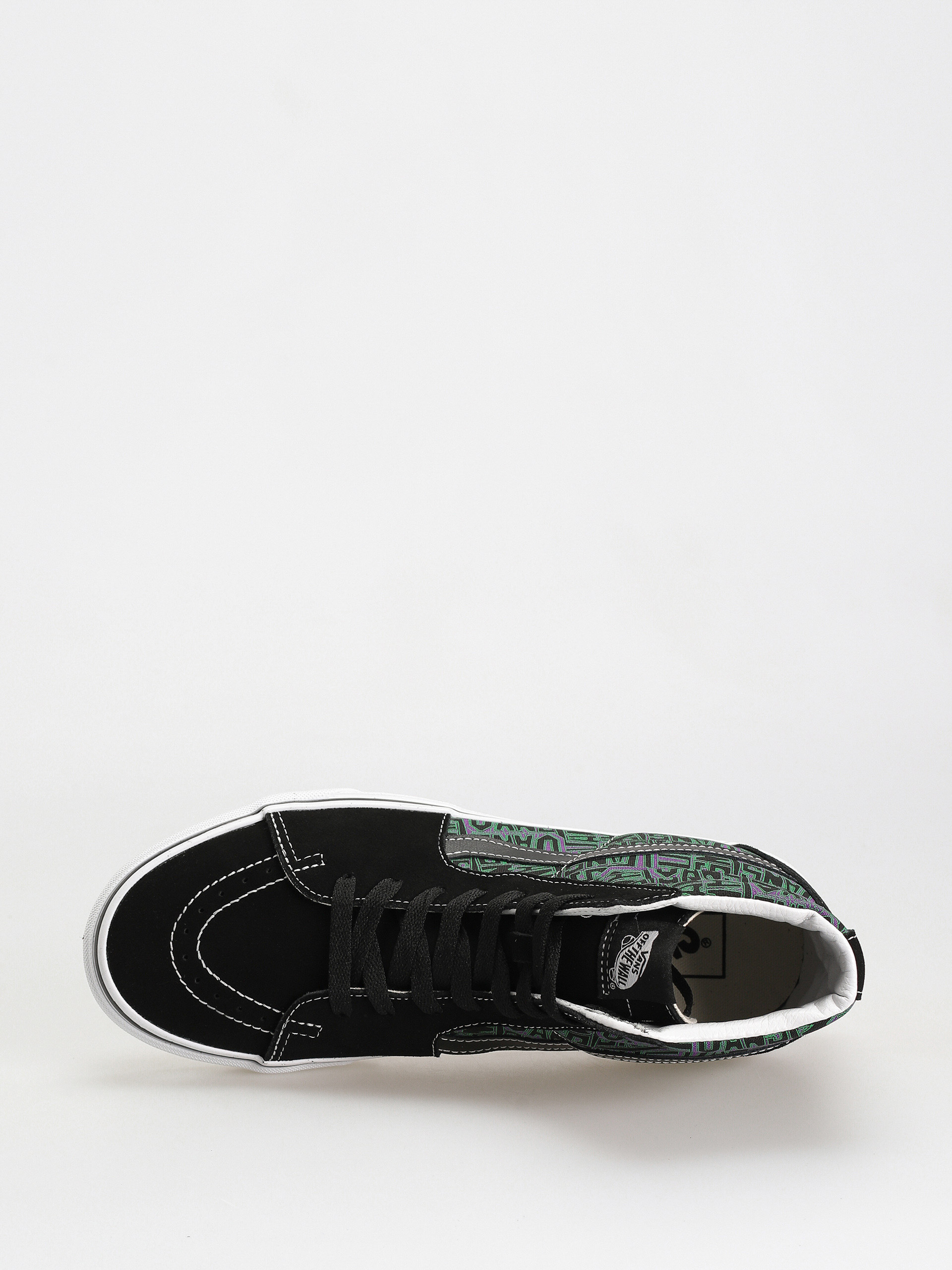 Vans Sk8 Hi Cipők (black/purple)