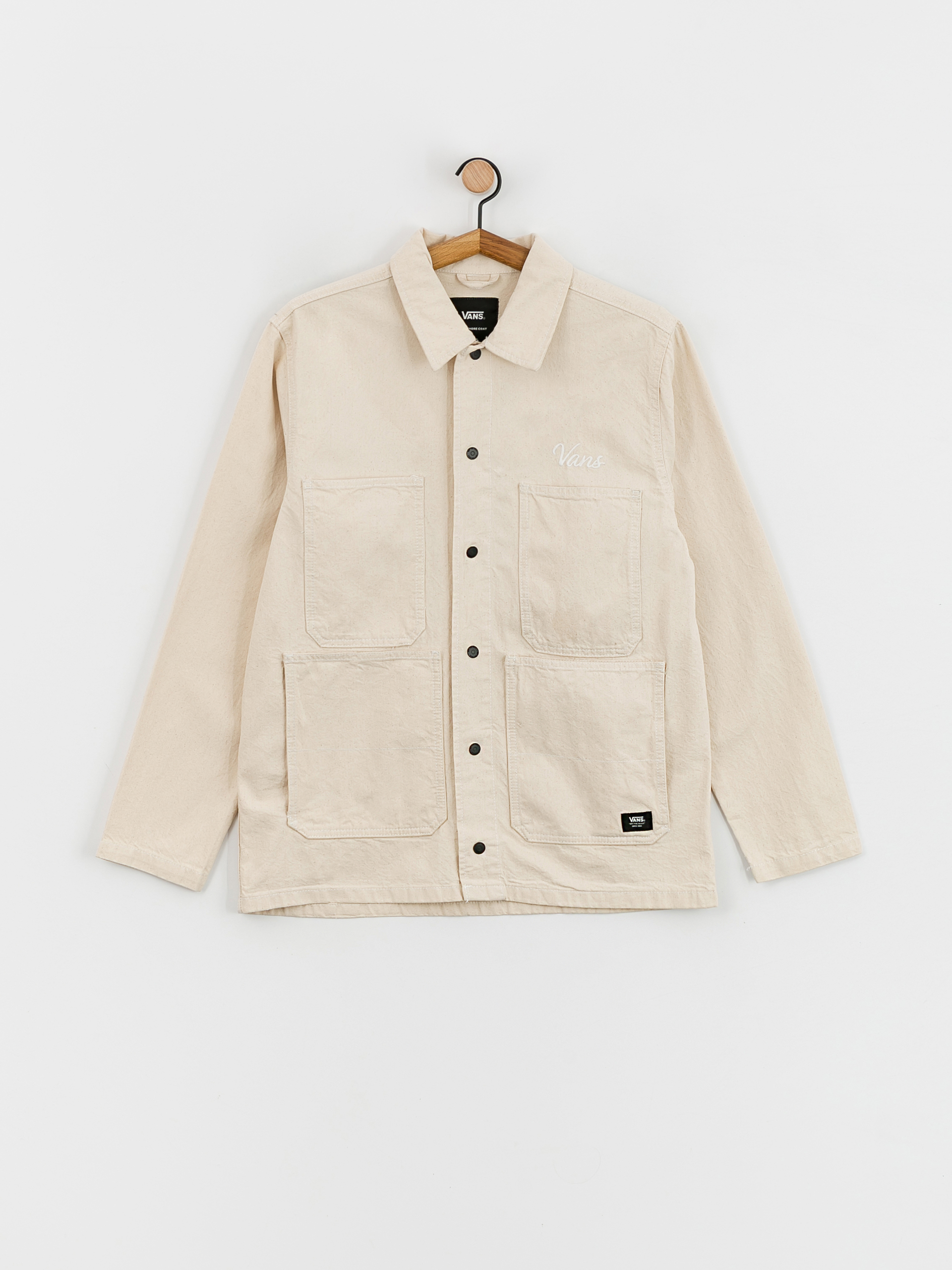 Vans Hickory Stripe Drill Chore Coat Dzseki (natural)