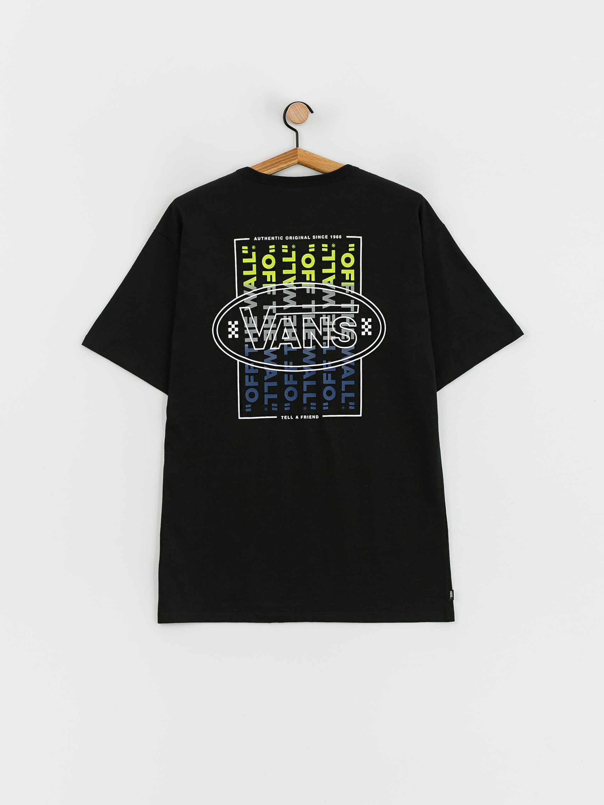 Vans Off The Wall Repeat Dna Logo póló (black)