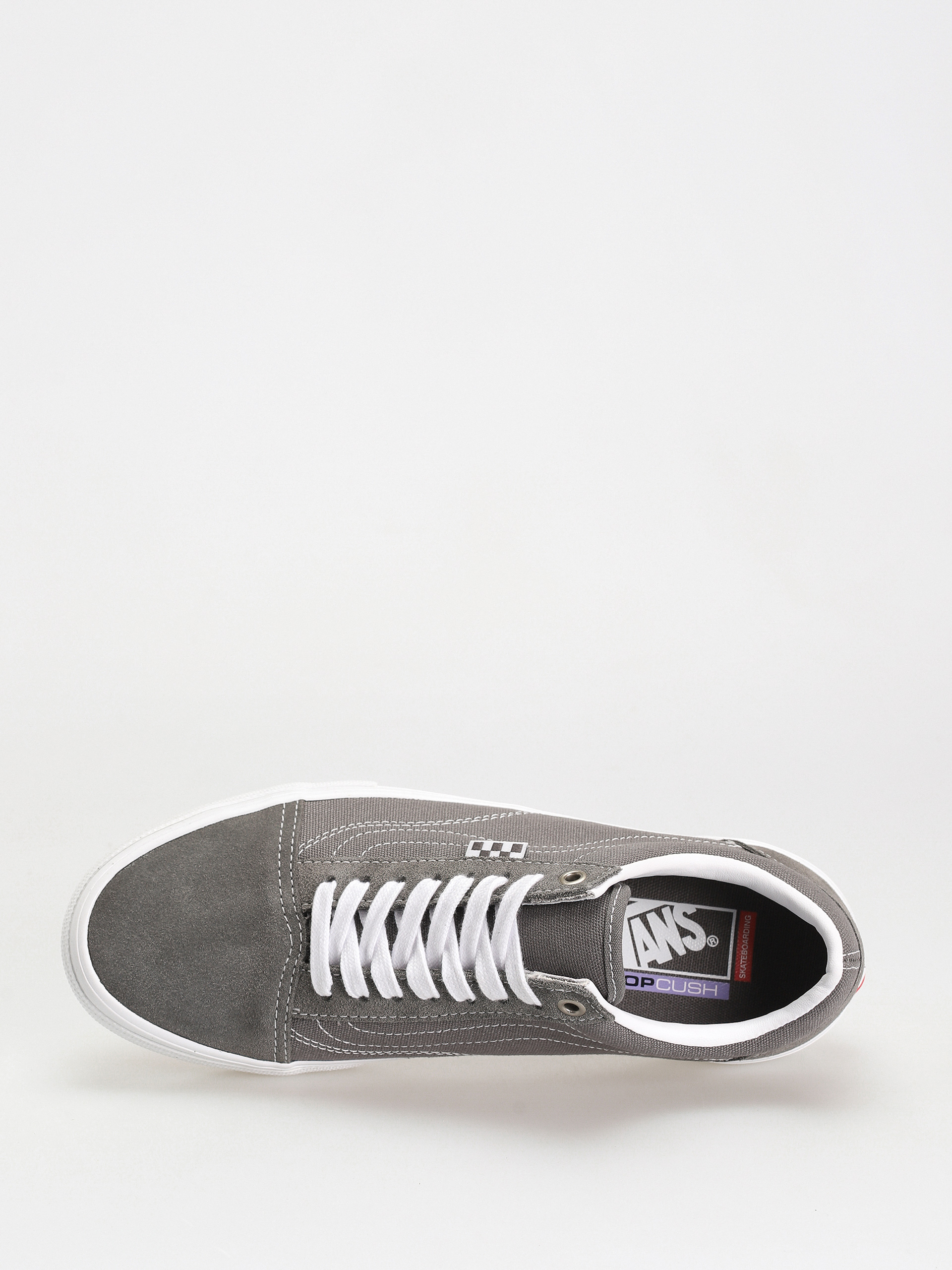 Vans Skate Old Skool Cipők (pewter/true white)