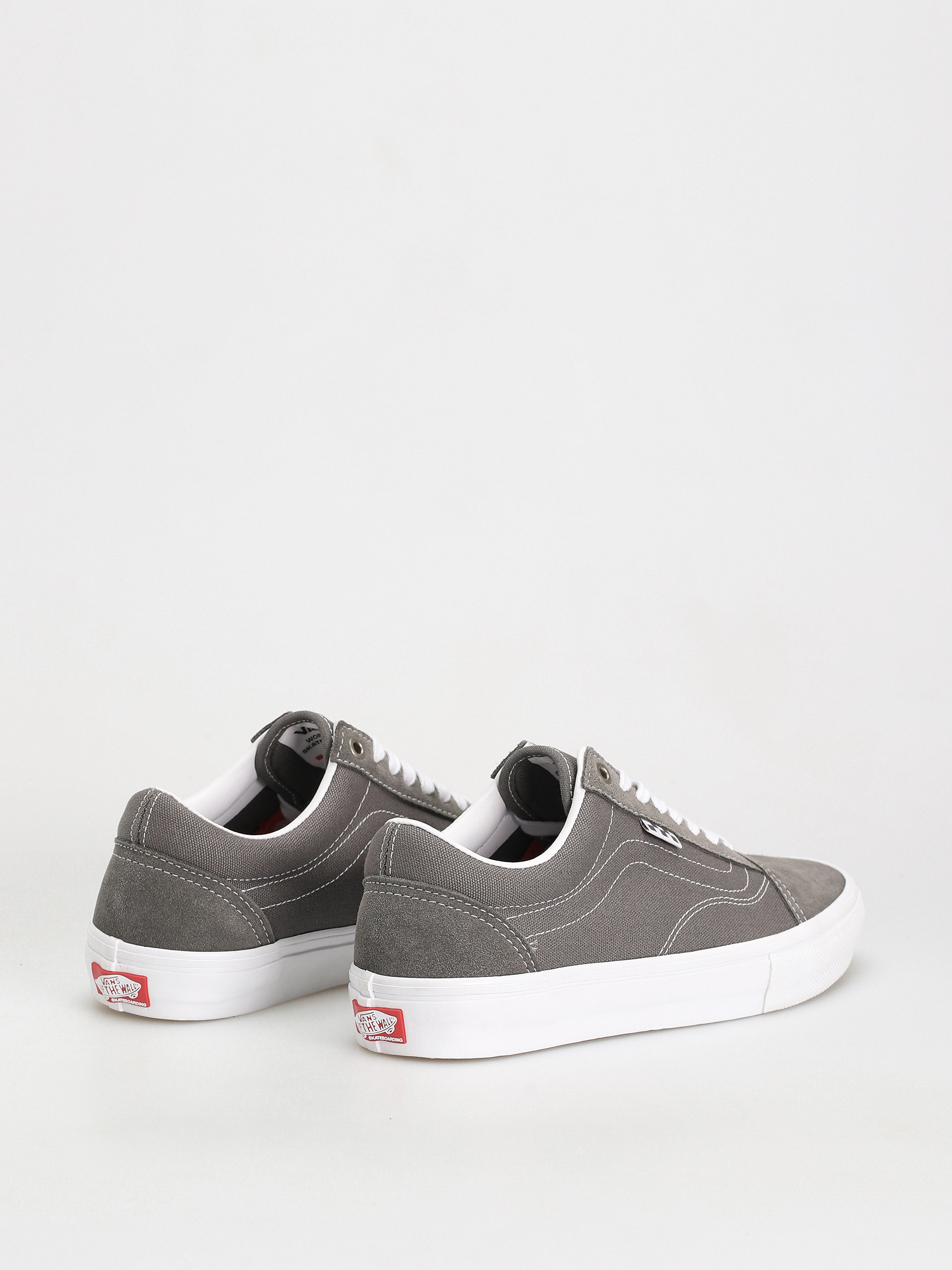 Vans Skate Old Skool Cipők (pewter/true white)