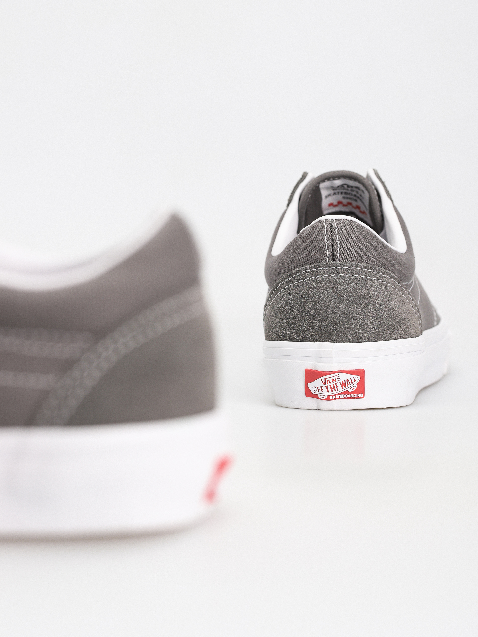 Vans Skate Old Skool Cipők (pewter/true white)