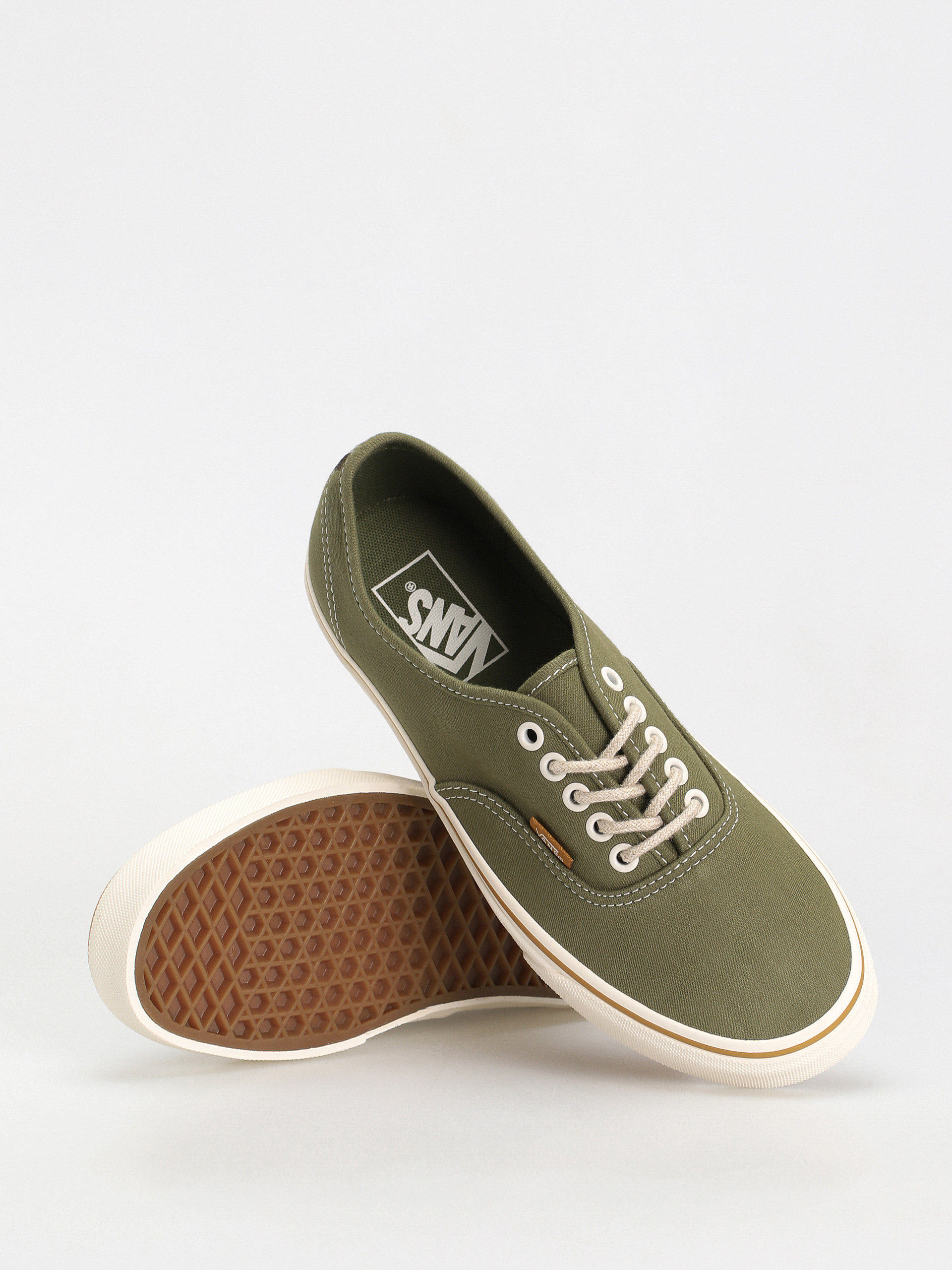 Vans Authentic Cipők (embroidered check loden green)