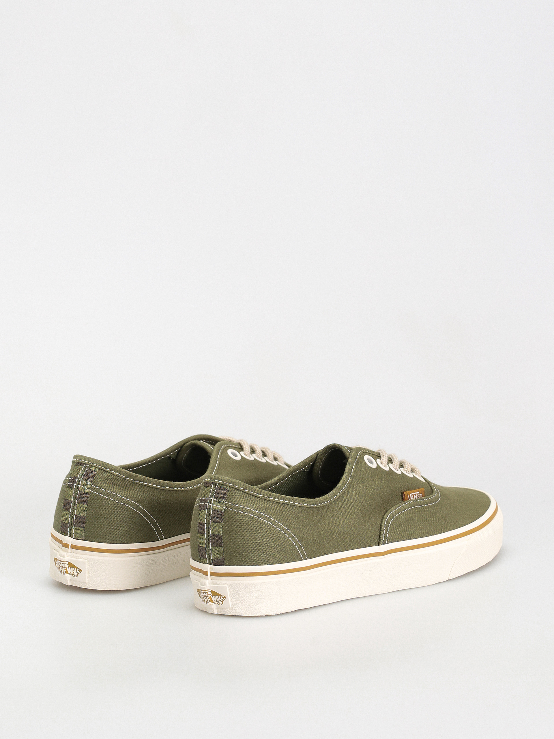 Vans Authentic Cipők (embroidered check loden green)