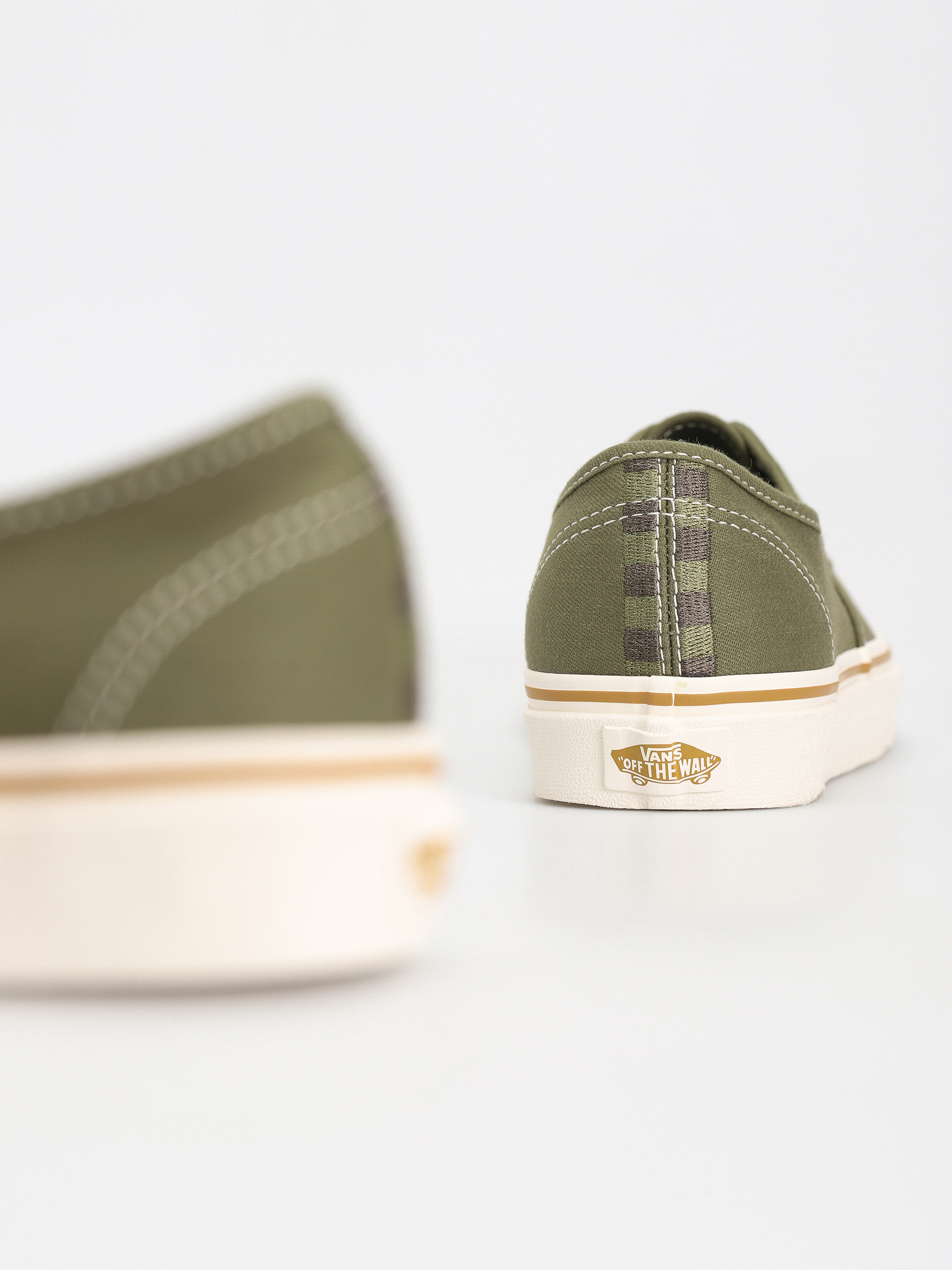 Vans Authentic Cipők (embroidered check loden green)