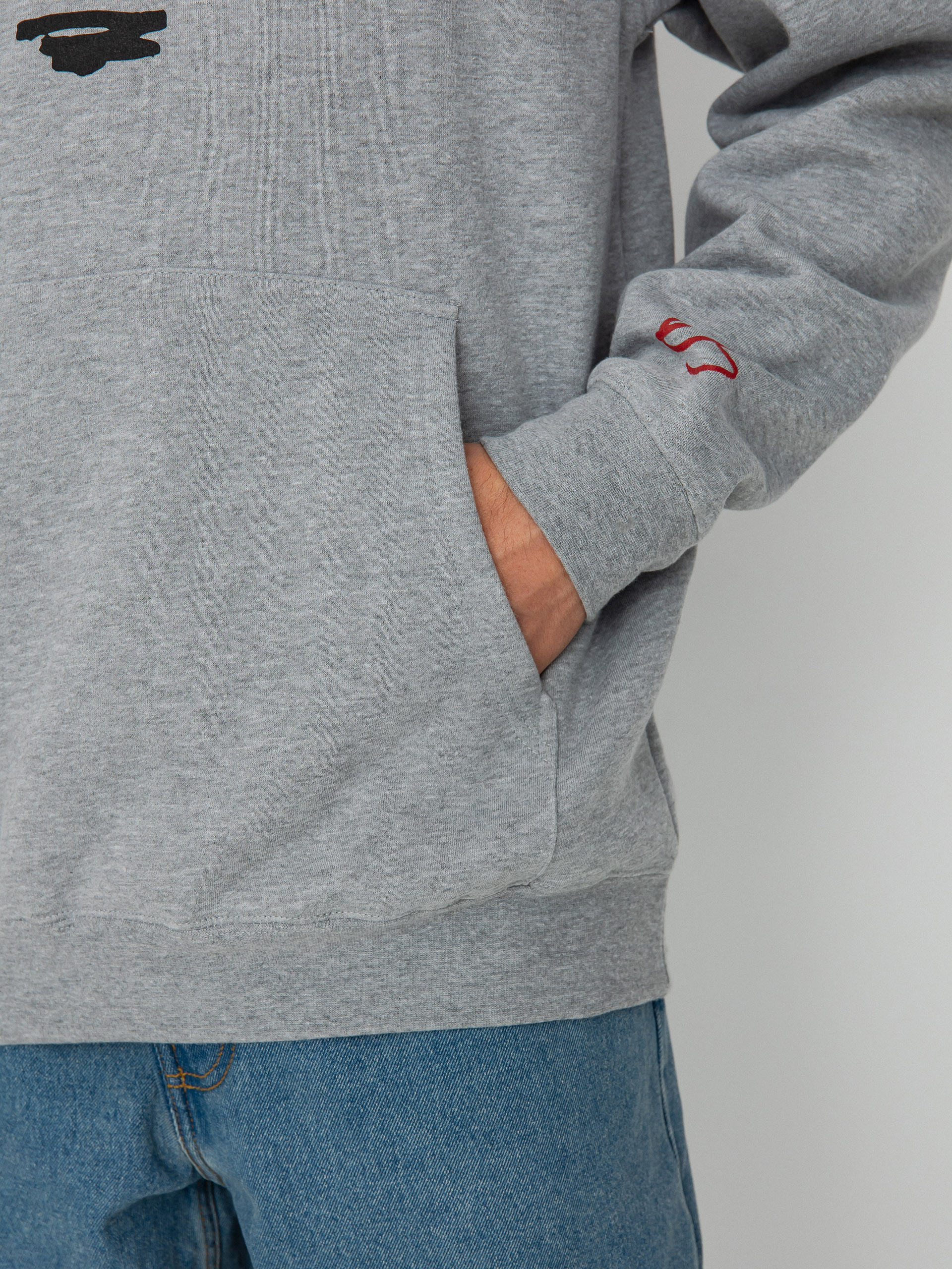 eS Eggcell Eyes HD Kapucnis pulóver (grey/heather)