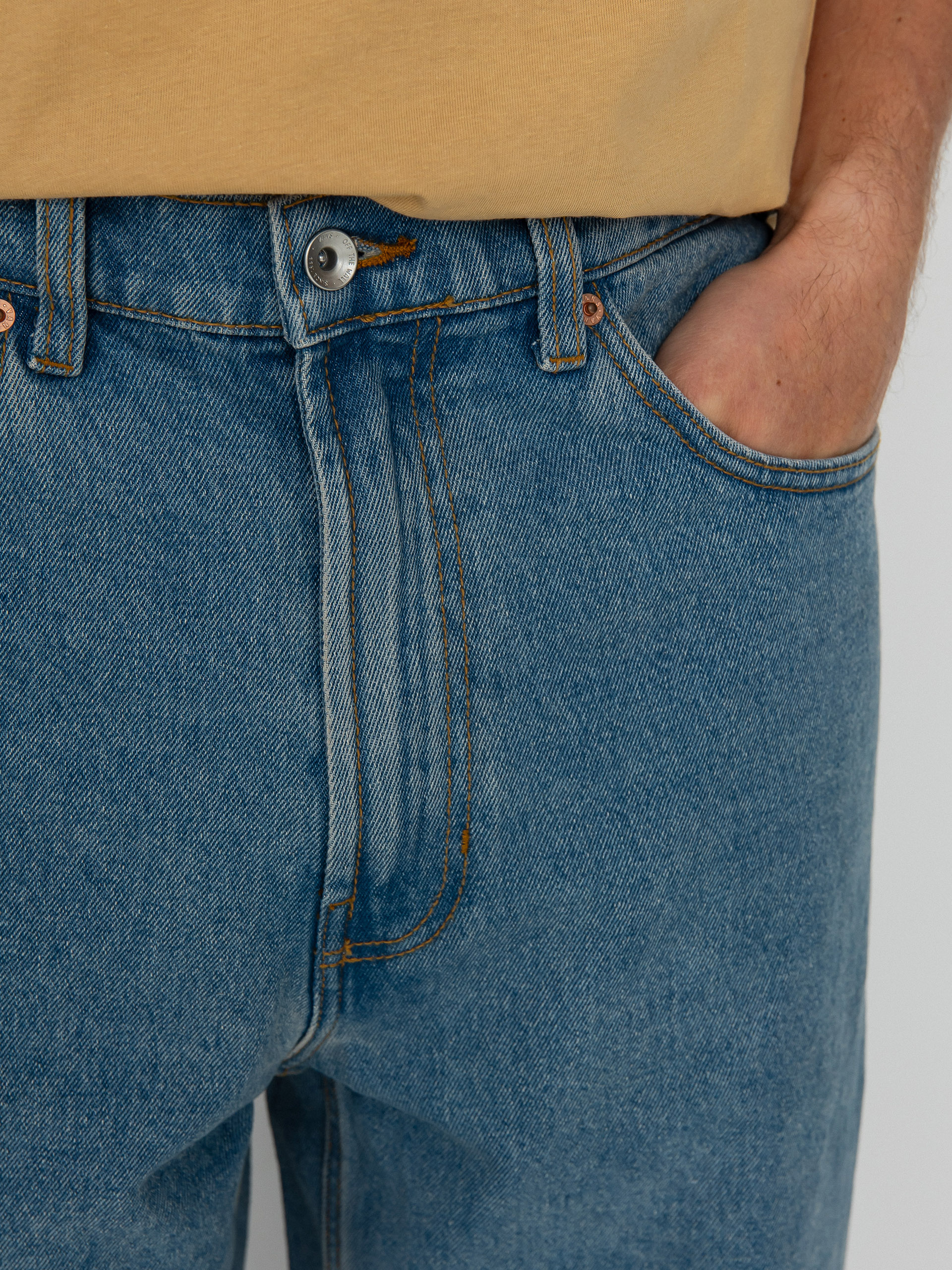 Vans Check 5 Baggy Denim Kisnadrág (stonewash/blue)