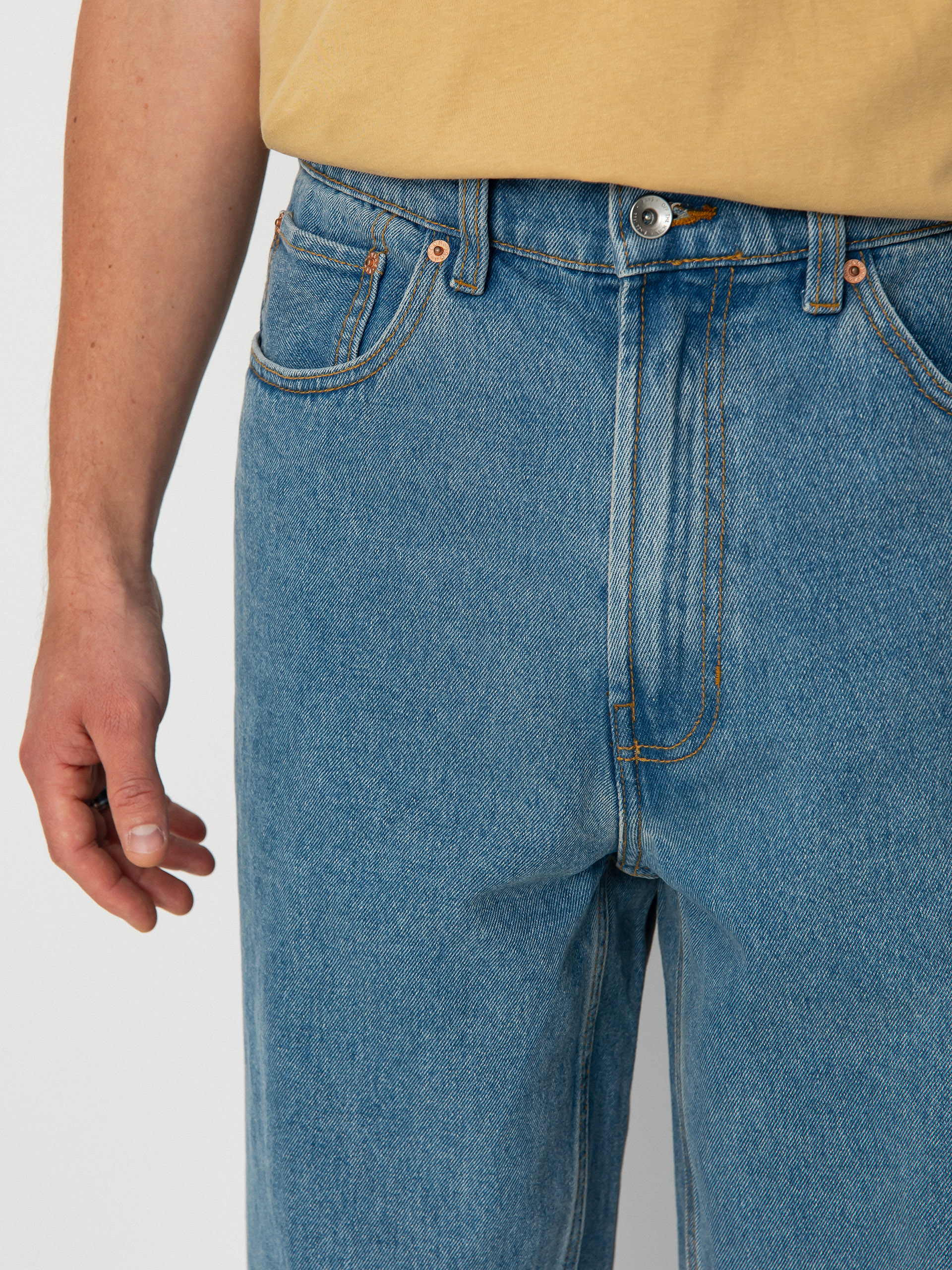 Vans Check 5 Baggy Denim Kisnadrág (stonewash/blue)