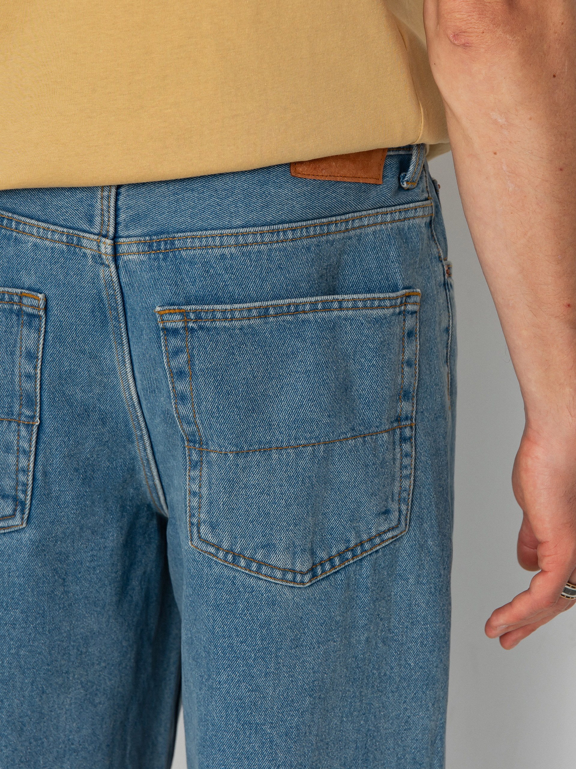 Vans Check 5 Baggy Denim Kisnadrág (stonewash/blue)