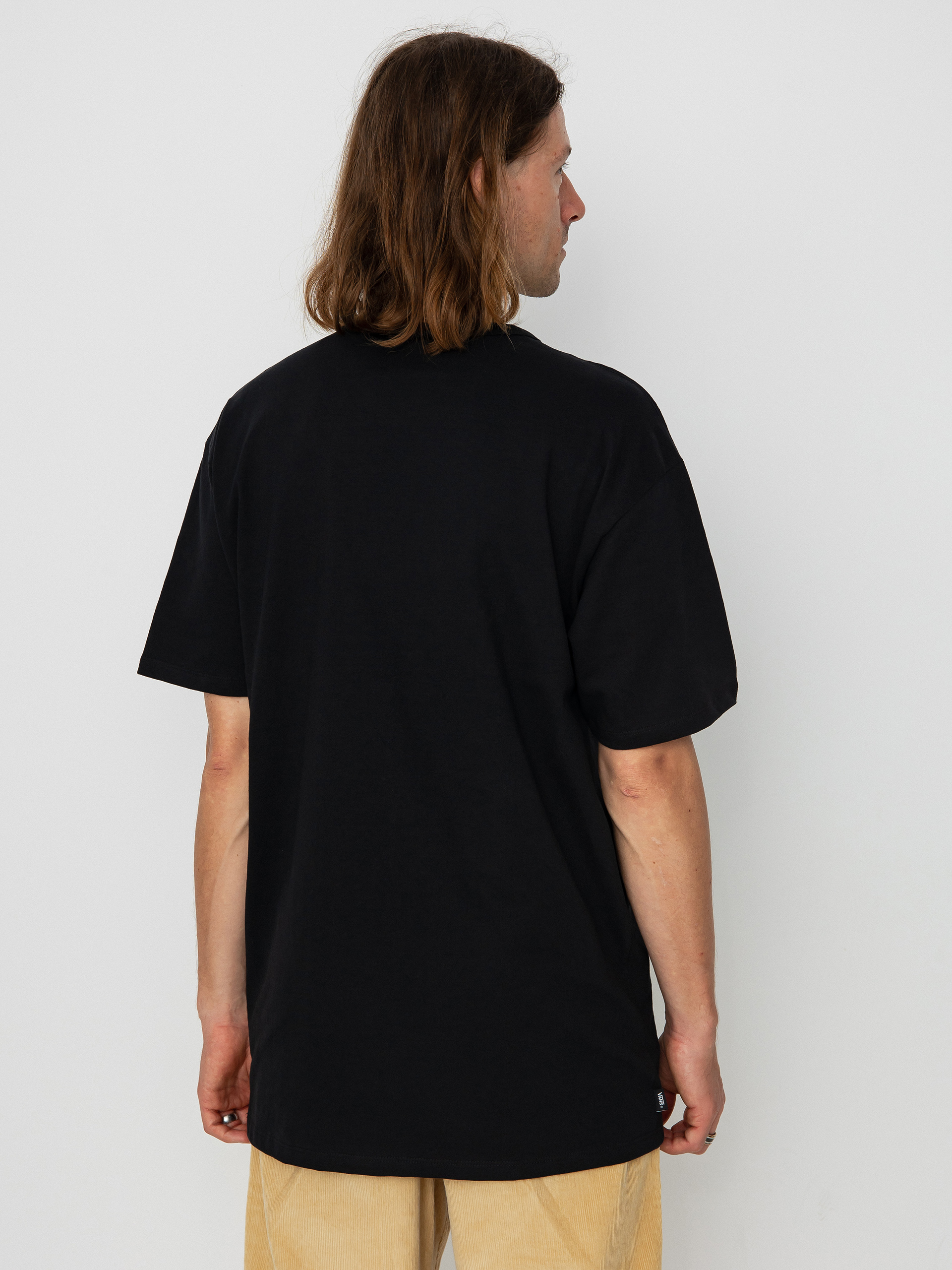 Vans Off The Wall Graphic Pkt póló (black/chili pepper)