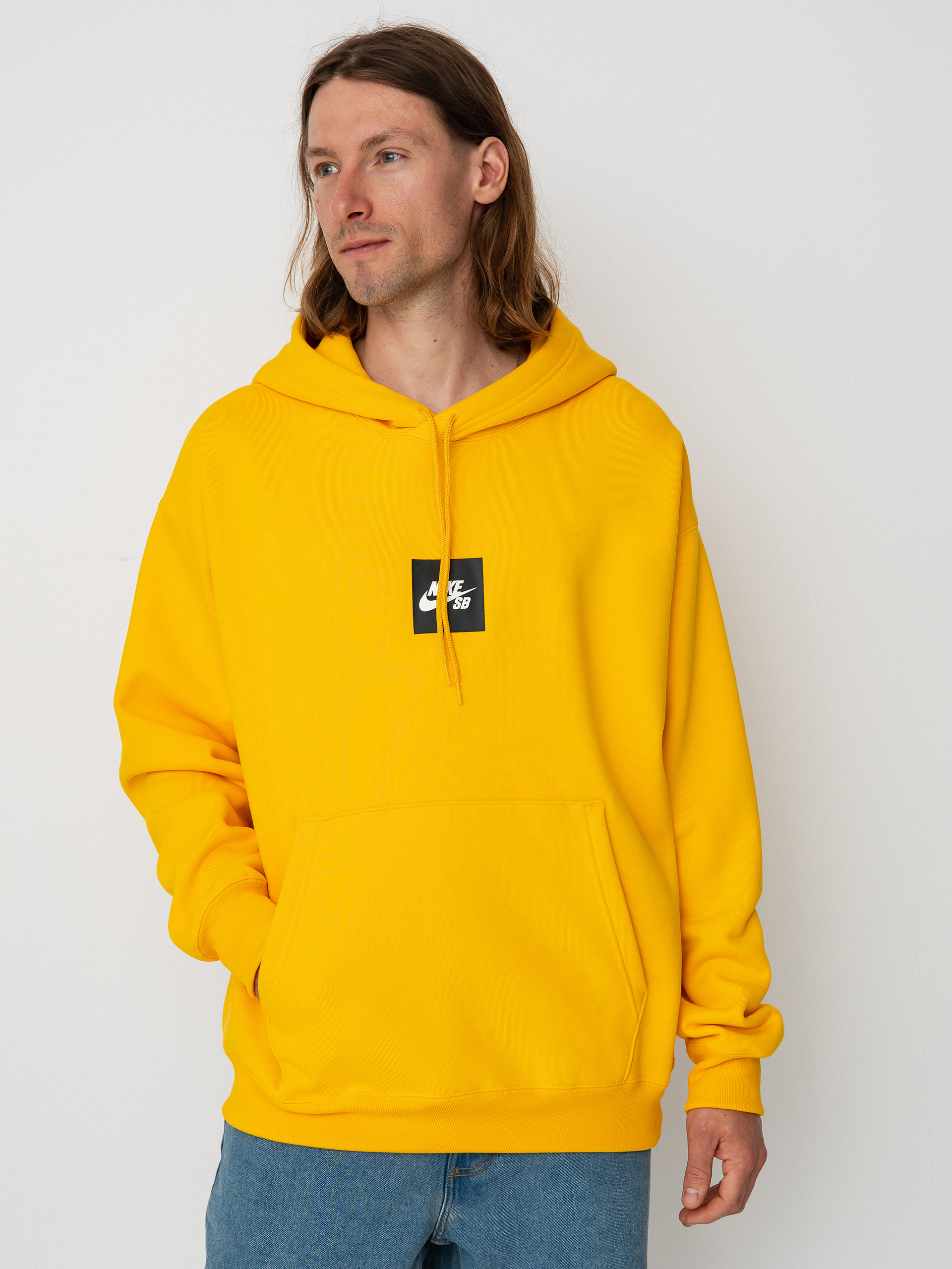 Nike SB Box Logo HD Pulóver (university gold)