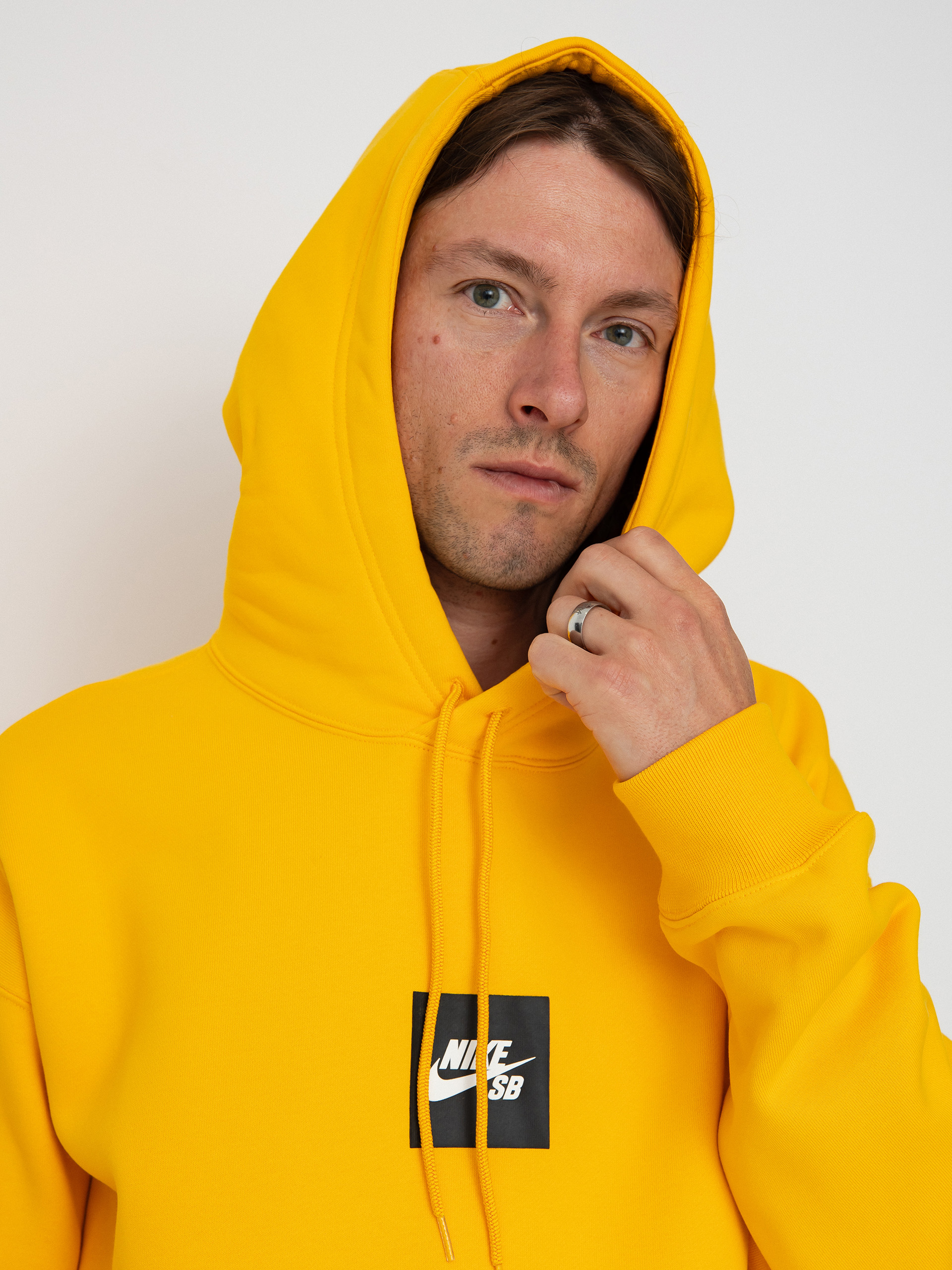 Nike SB Box Logo HD Pulóver (university gold)