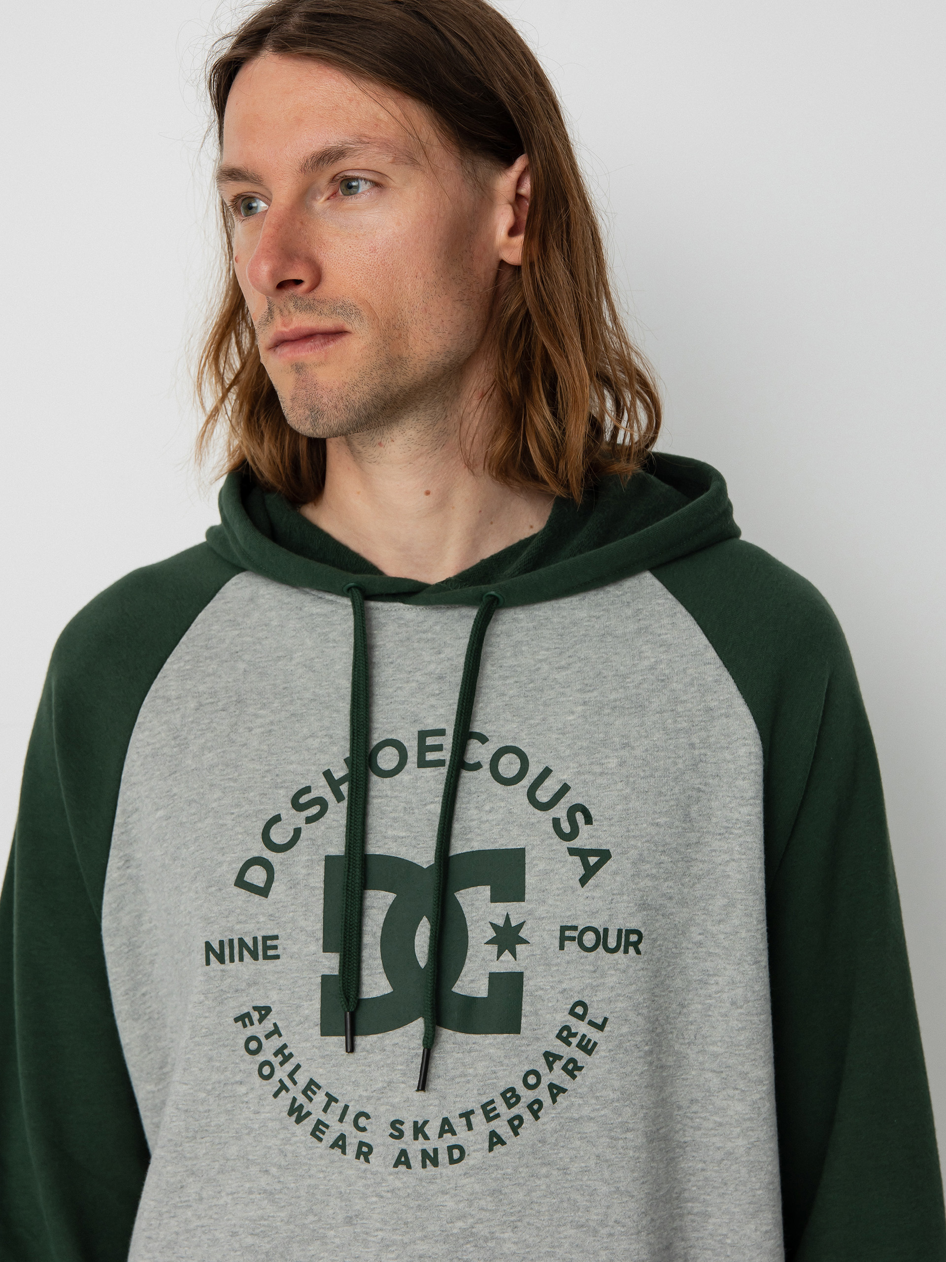 DC Star Pilot Raglan HD Pulóver (heather grey/symr)