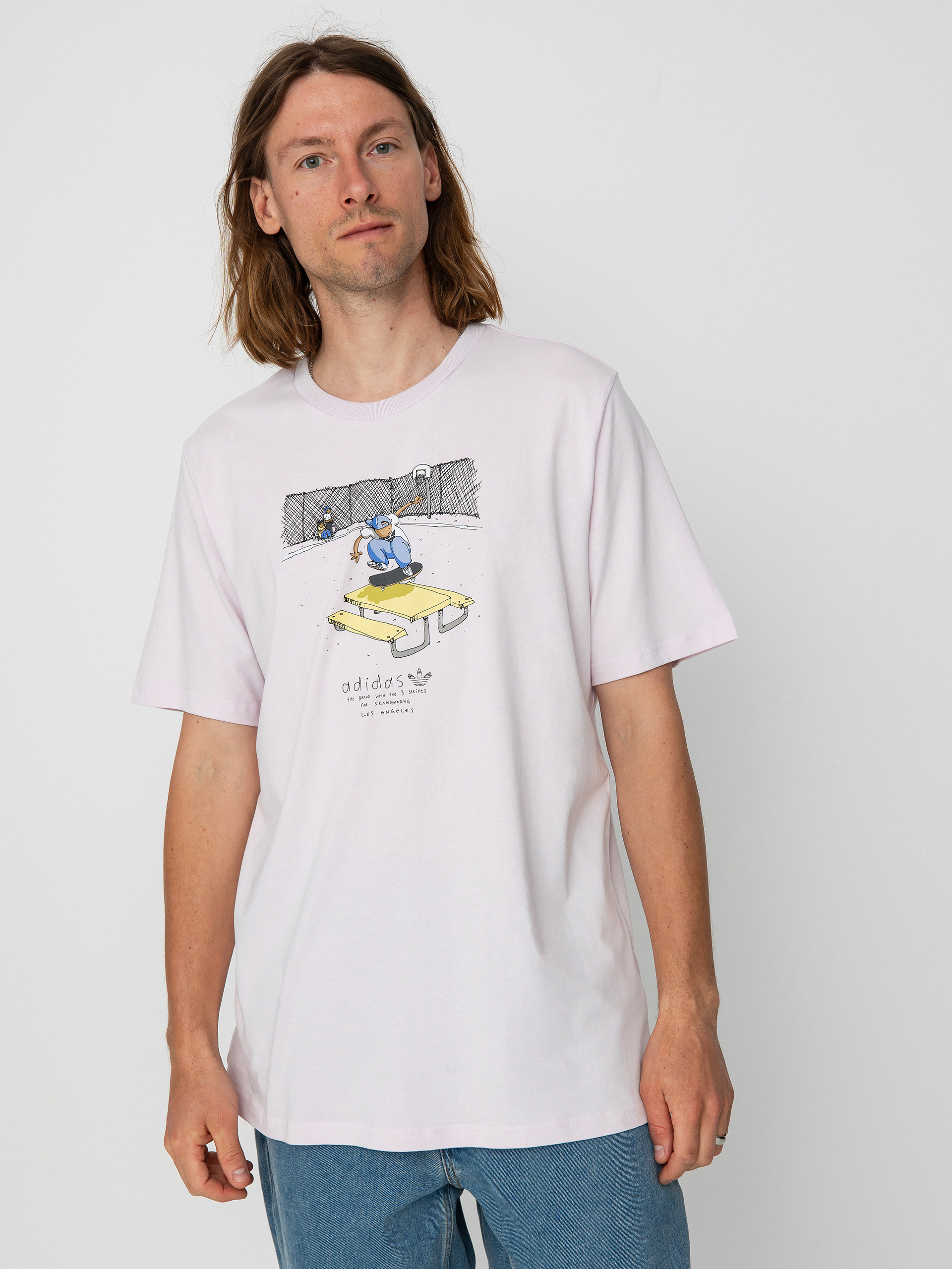 adidas H Jones póló (almpnk/multco)