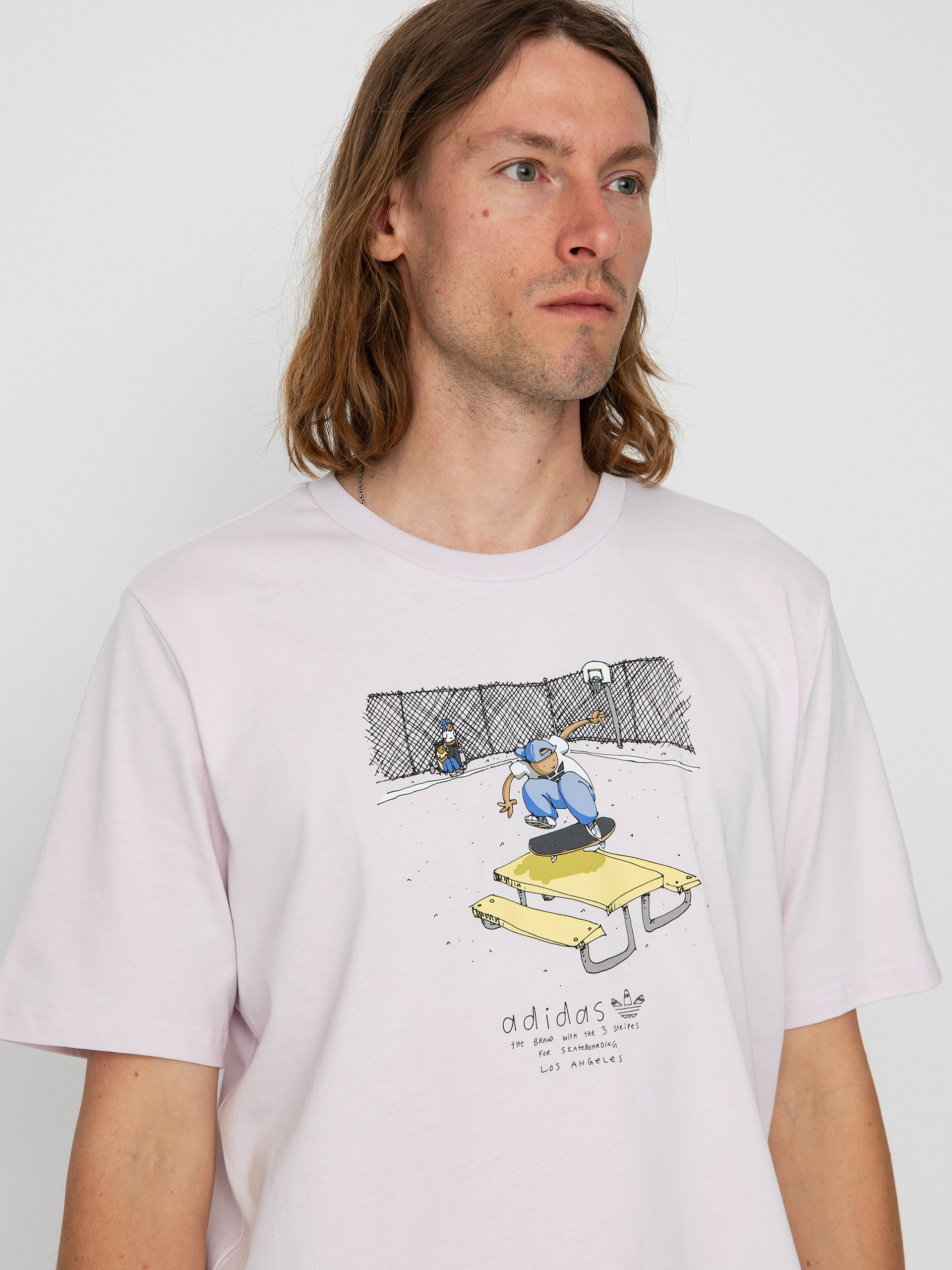 adidas H Jones póló (almpnk/multco)