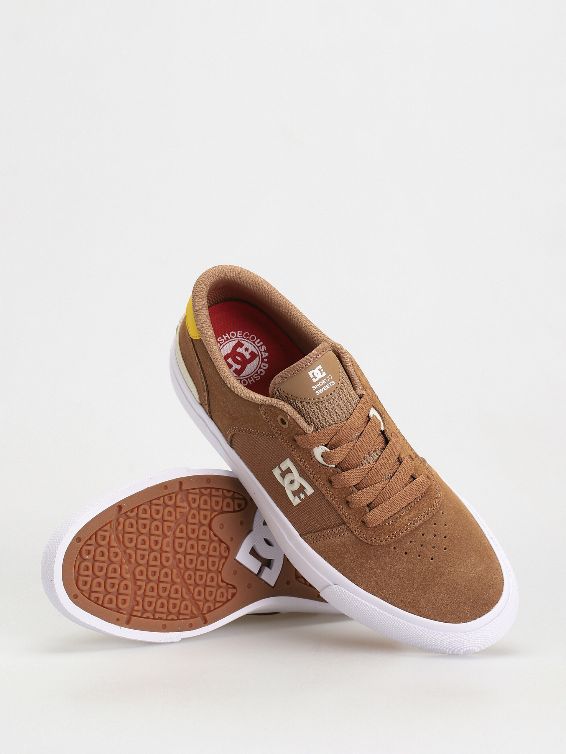 DC Teknic S Cipők (brown/yellow)