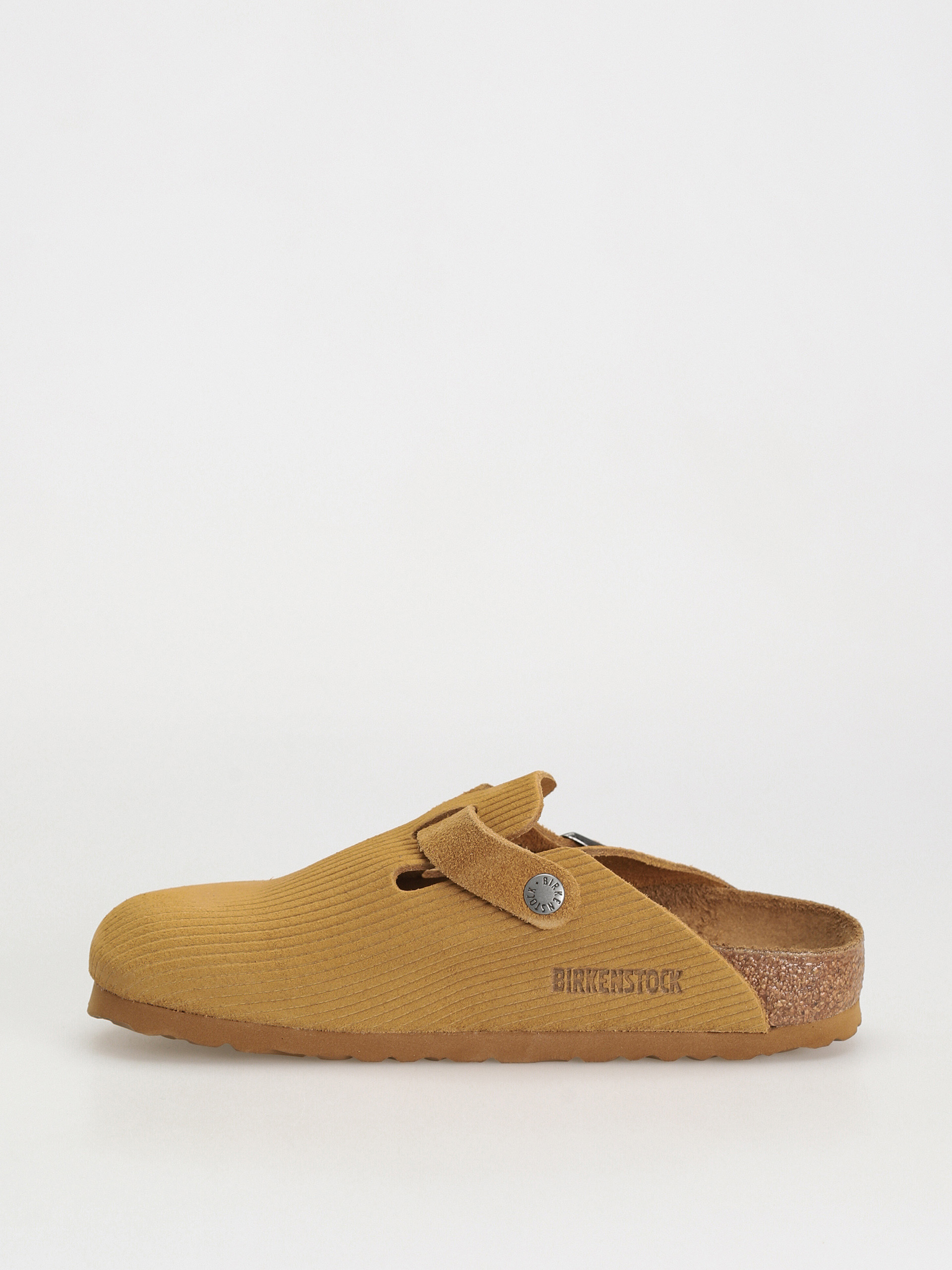 Birkenstock Boston Suede Embossed Narrow Flip-flop papucsok Wmn (corduroy cork brown)
